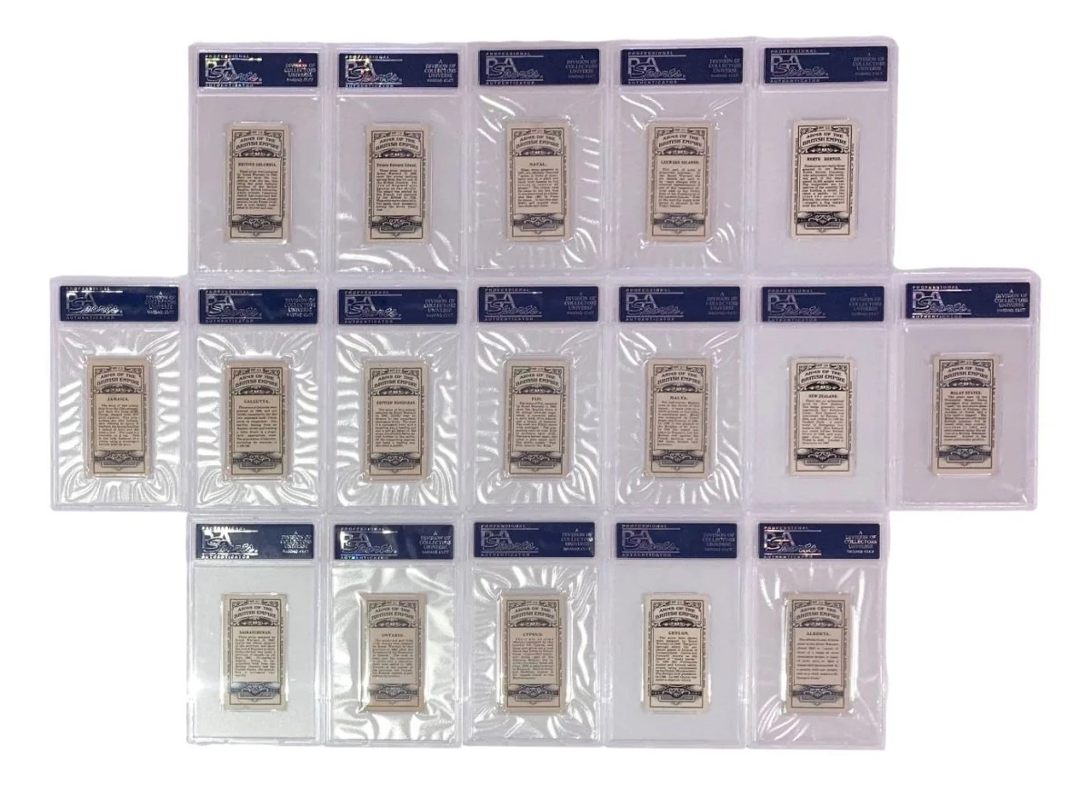 1900 C42 Imperial Tobacco Co Arms Of The British Empire PSA Graded Complete Set - Image 5