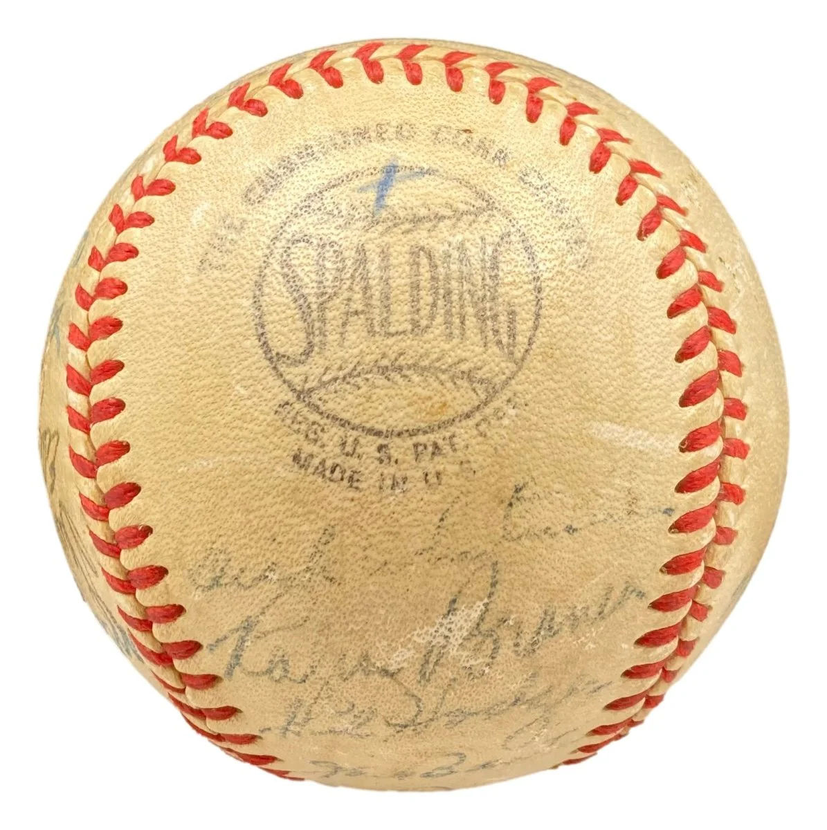 1949 Brooklyn Dodgers (28) Signed NL Baseball Jackie Robinson & More BAS - Image 2
