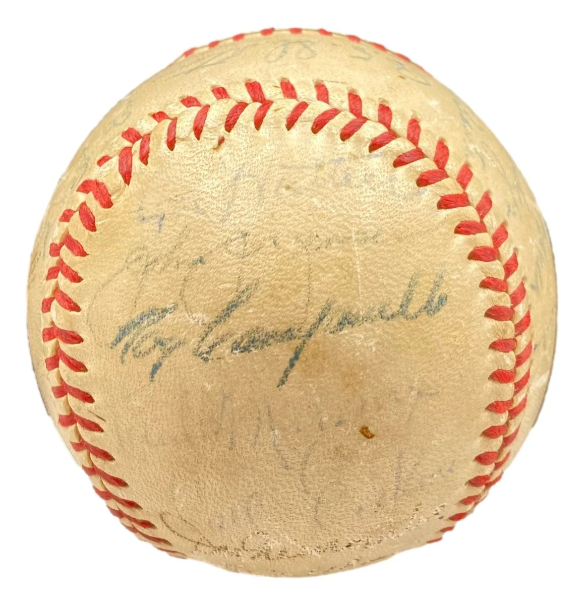 1949 Brooklyn Dodgers (28) Signed NL Baseball Jackie Robinson & More BAS - Image 4