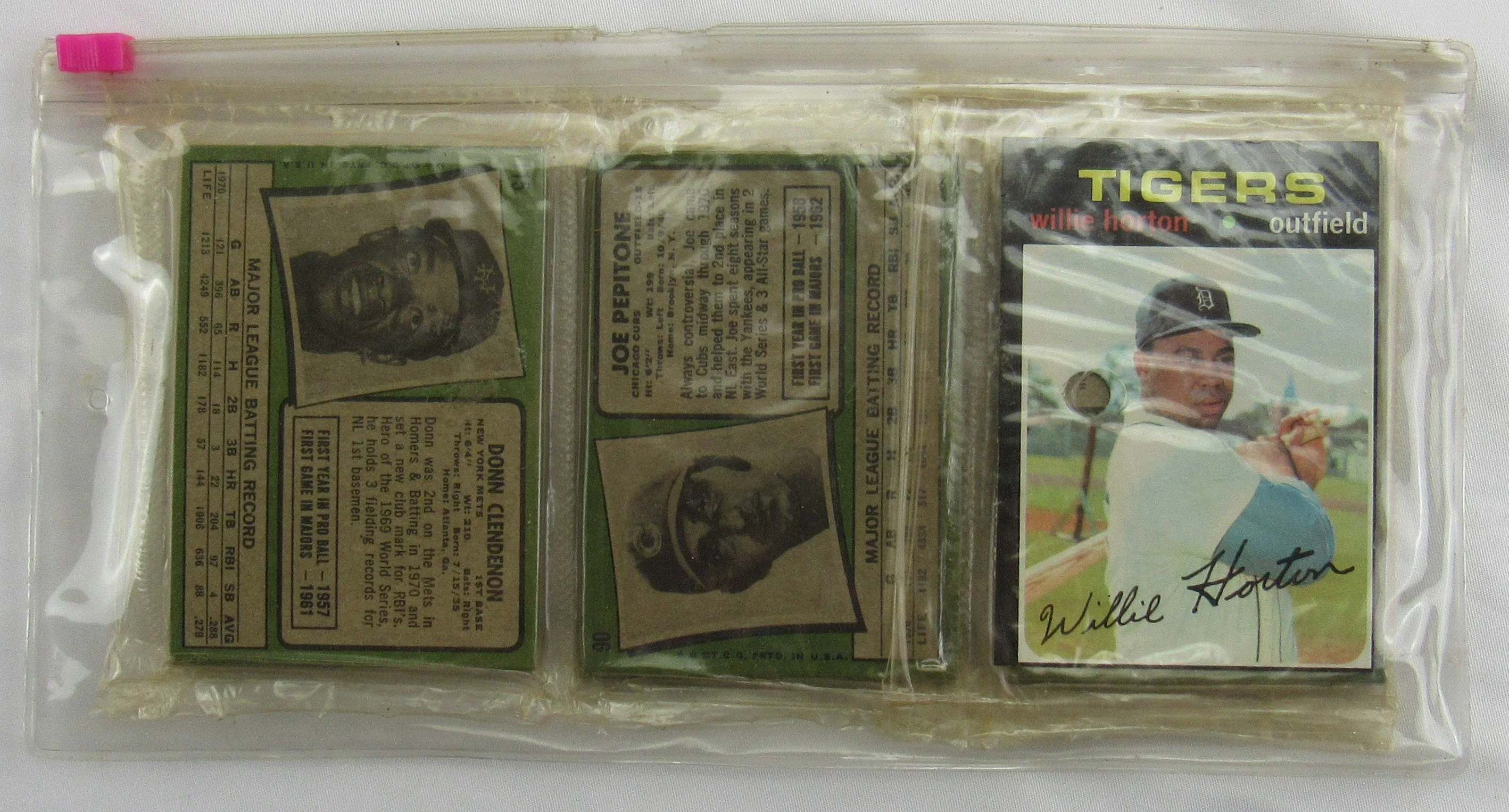 1971 Topps Baseball Card Rack Pack - Steve Carlton on Top - Read Notes - Image 2