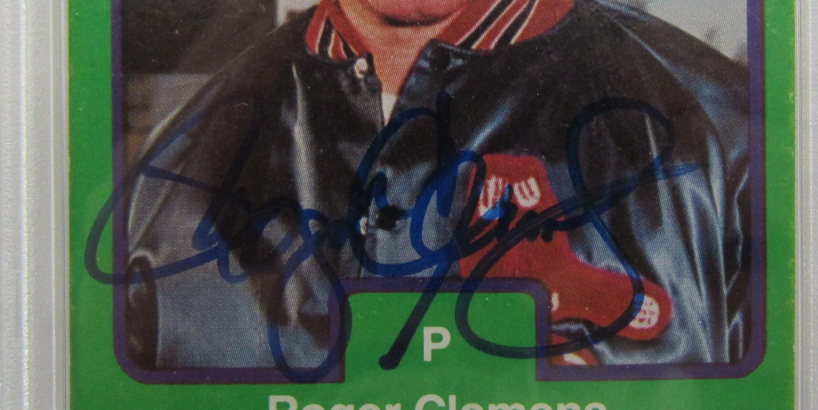 Roger Clemens Signed Auto 1984 TCMA Baseball Card PSA Encapsulated - Image 2