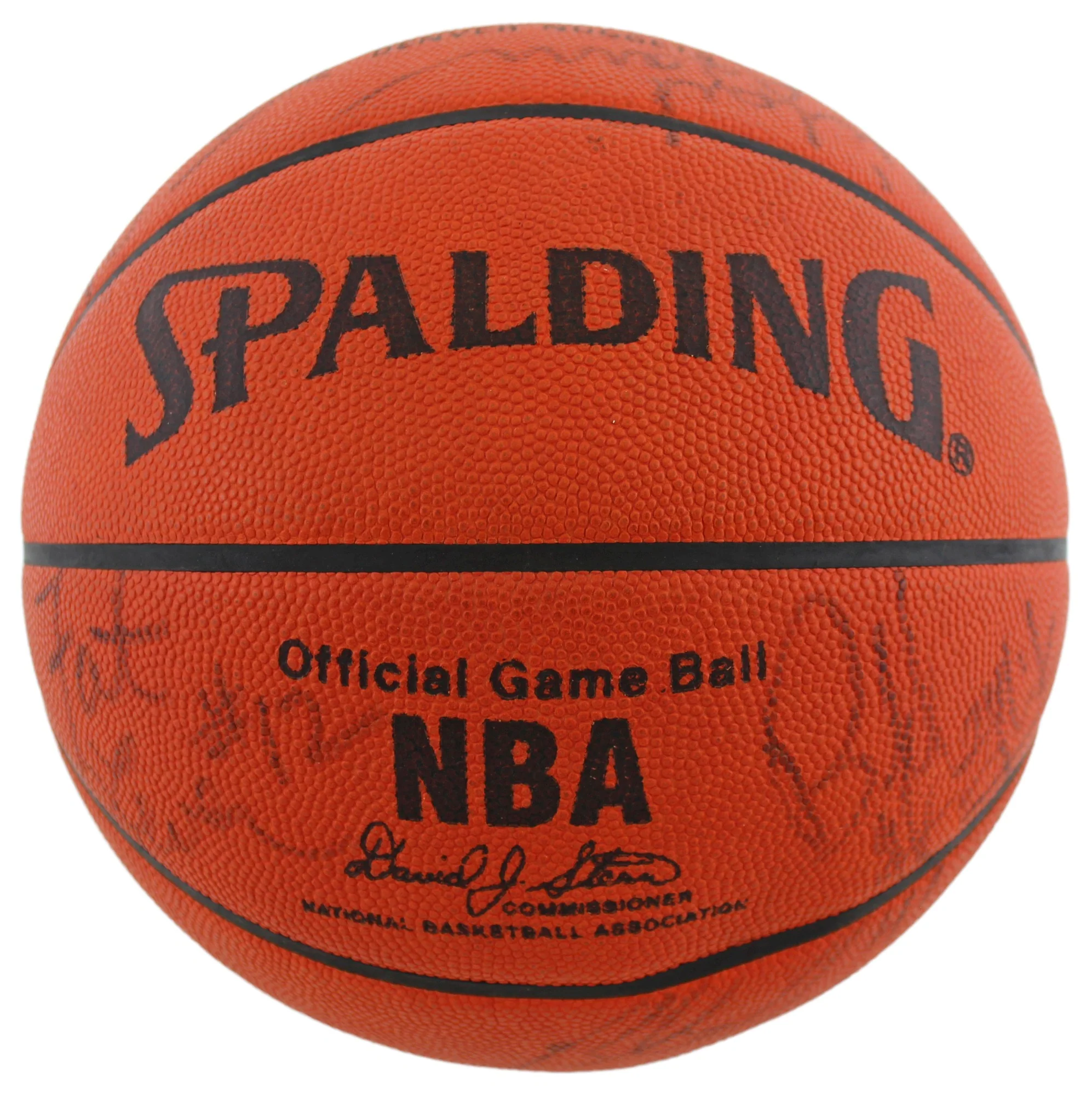 1987-88 Nuggets (12) English, Lever Signed Game Used Official NBA Basketball BAS - Image 3