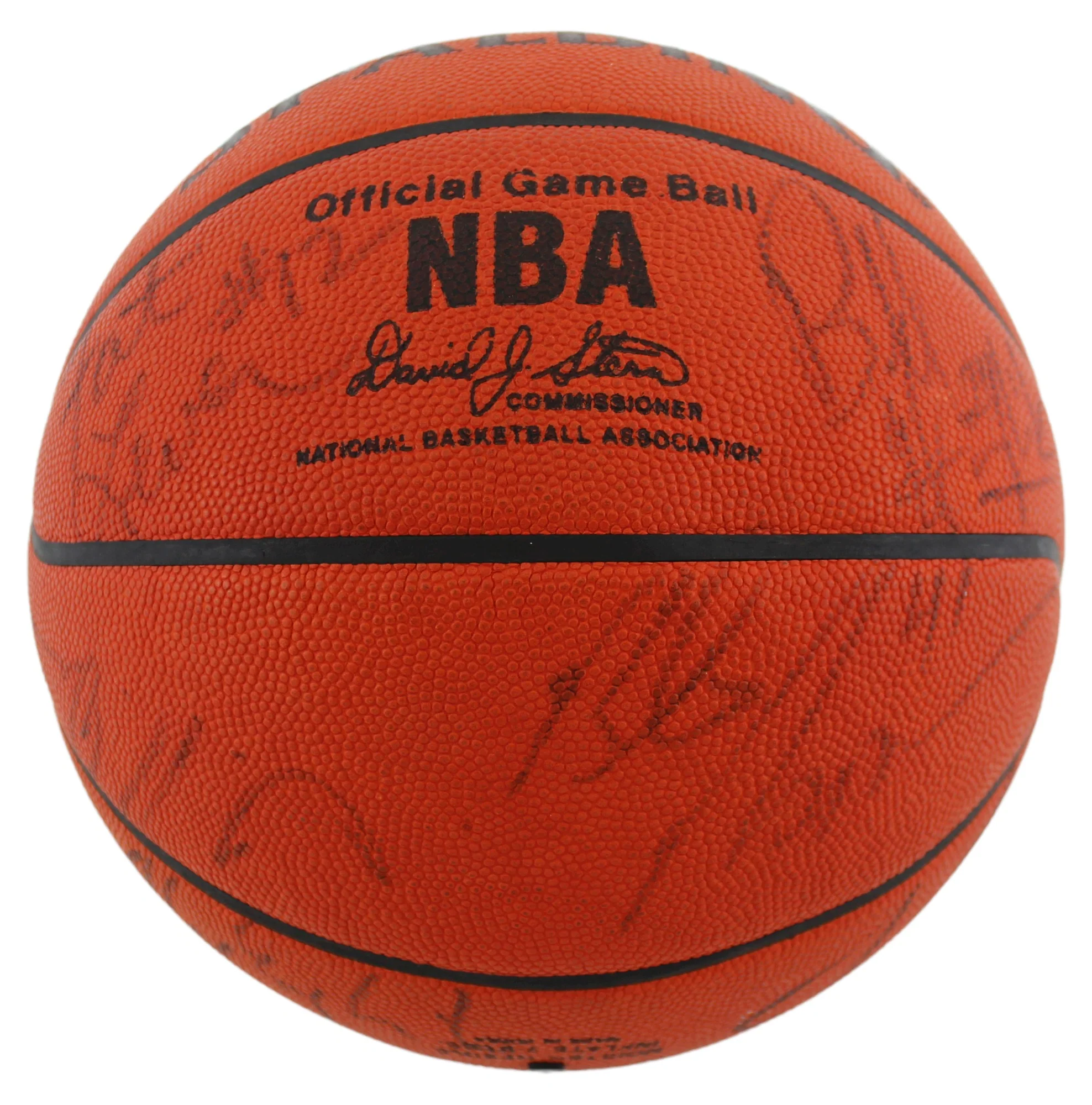 1987-88 Nuggets (12) English, Lever Signed Game Used Official NBA Basketball BAS - Image 5