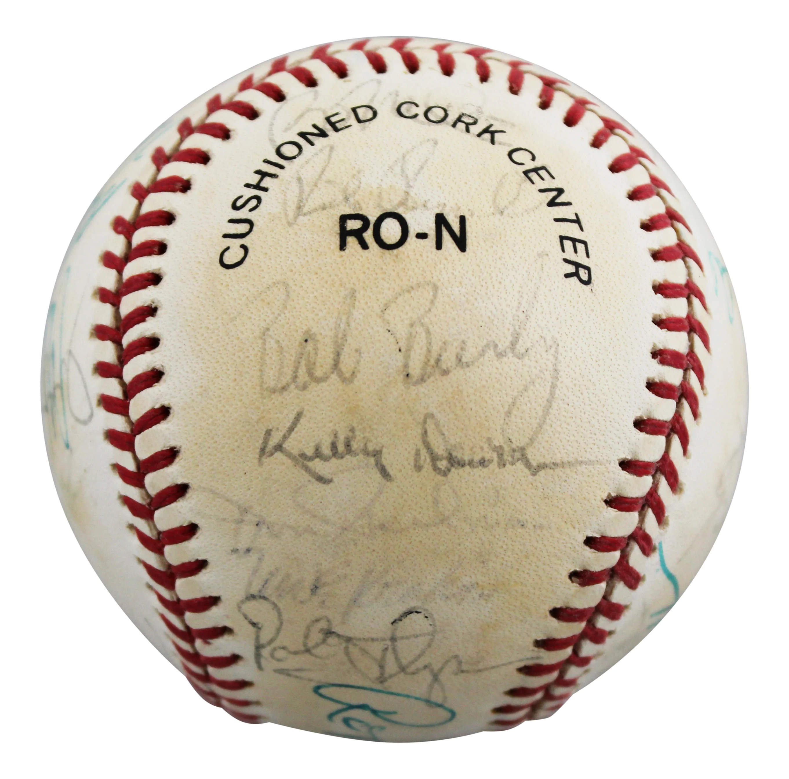1987 Giants (23) Clark, Williams, Uribe +20 Signed ONL Baseball BAS #AE64191 - Image 4