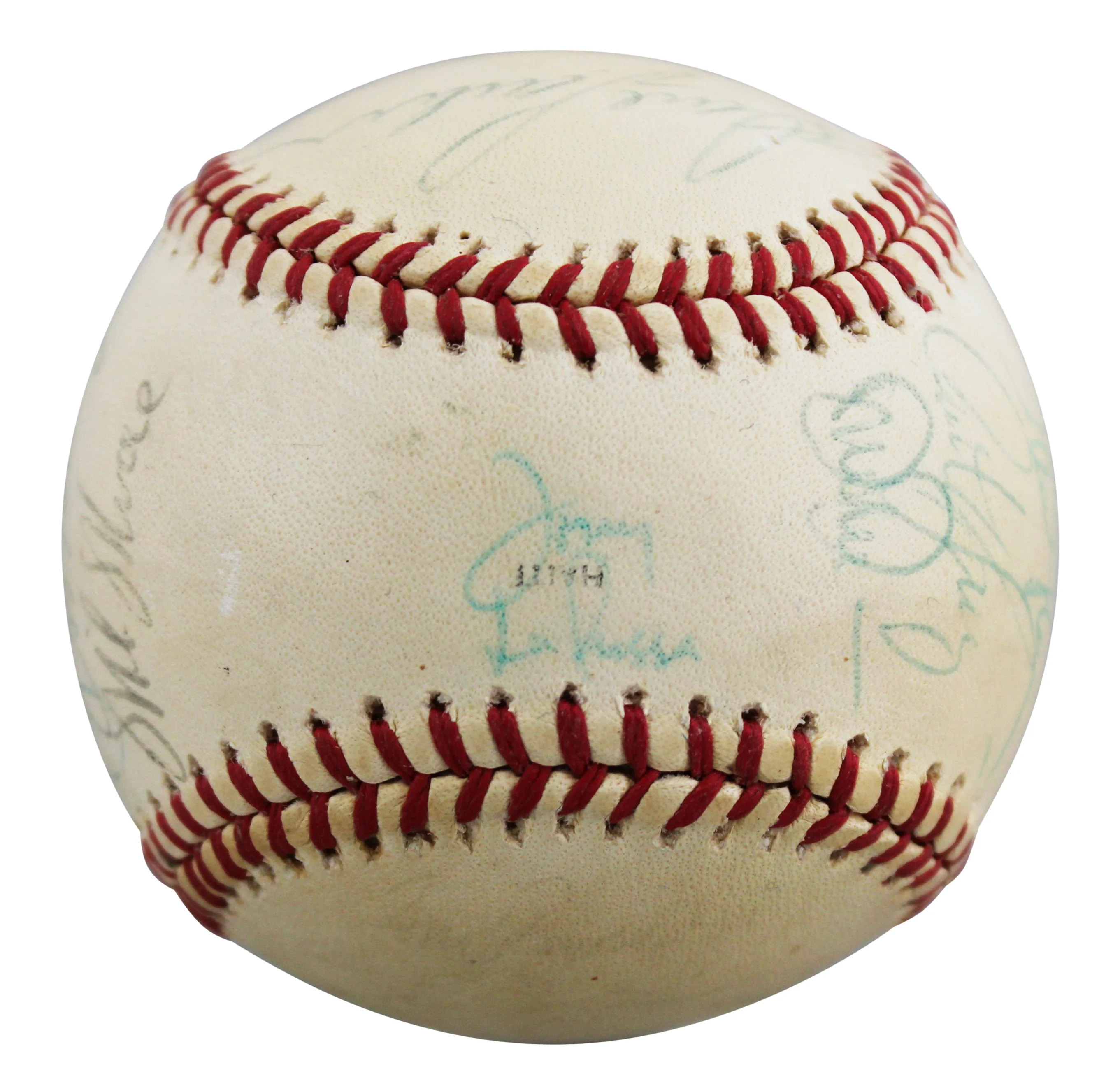 1989 Athletics (26) LaRussa, Parker, Eckersley +23 Signed Baseball BAS #AE64196 - Image 3