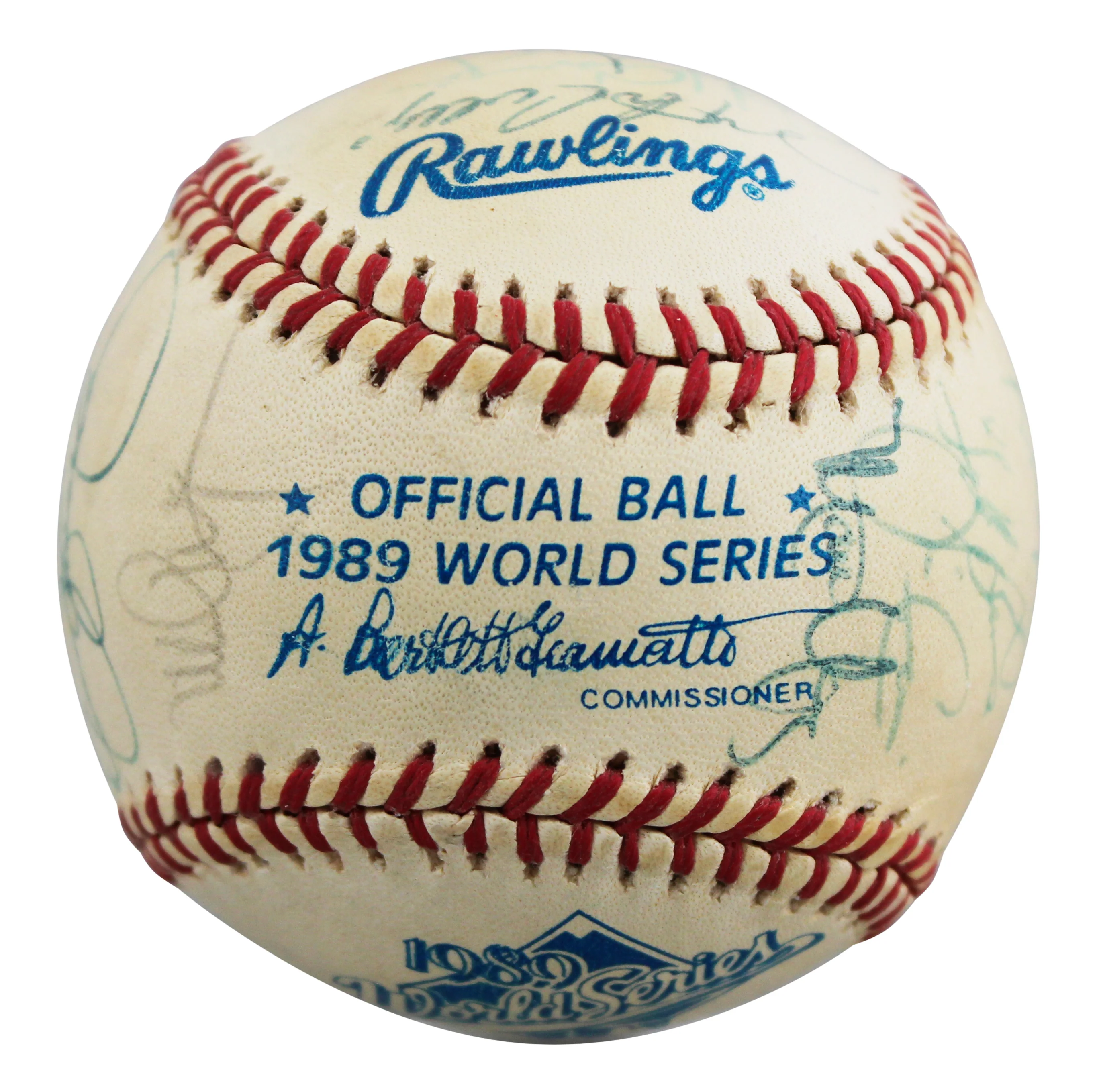 1989 Athletics (26) LaRussa, Parker, Eckersley +23 Signed Baseball BAS #AE64196 - Image 8