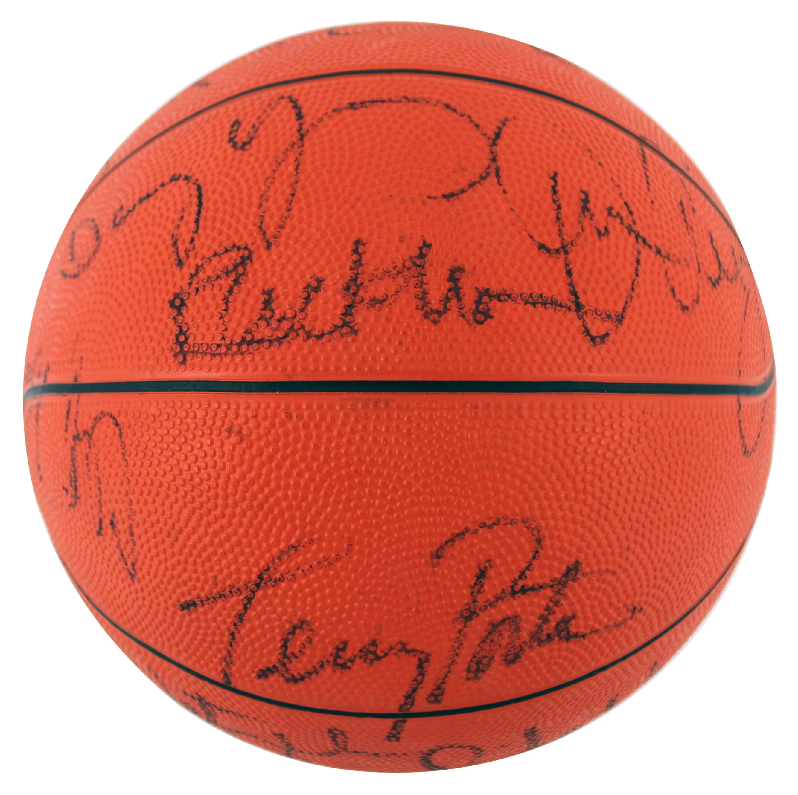 1990 Blazers (14) Drexler, Ainge, Robinson Signed Baden Basketball BAS #AC33556 - Image 2