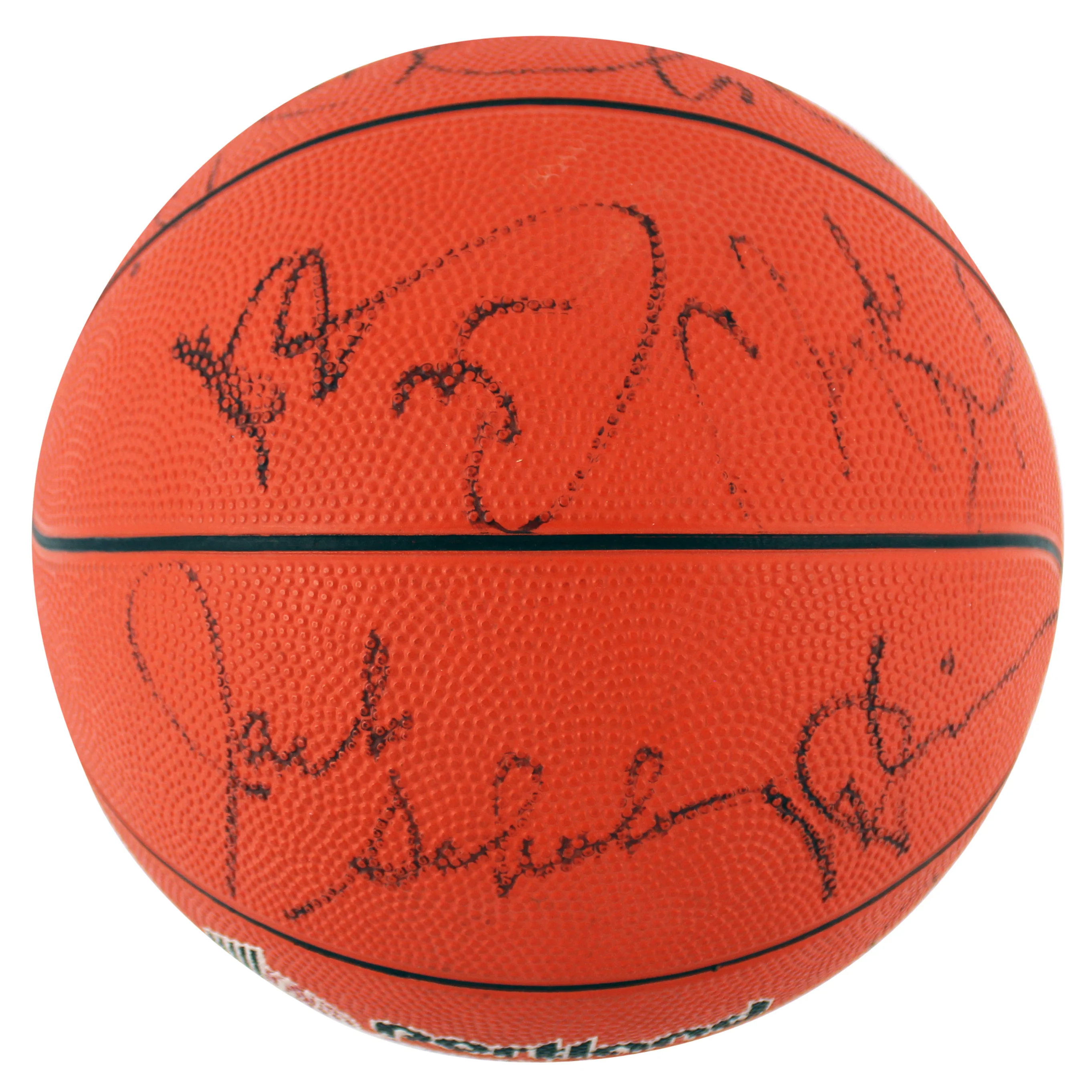 1990 Blazers (14) Drexler, Ainge, Robinson Signed Baden Basketball BAS #AC33556 - Image 3
