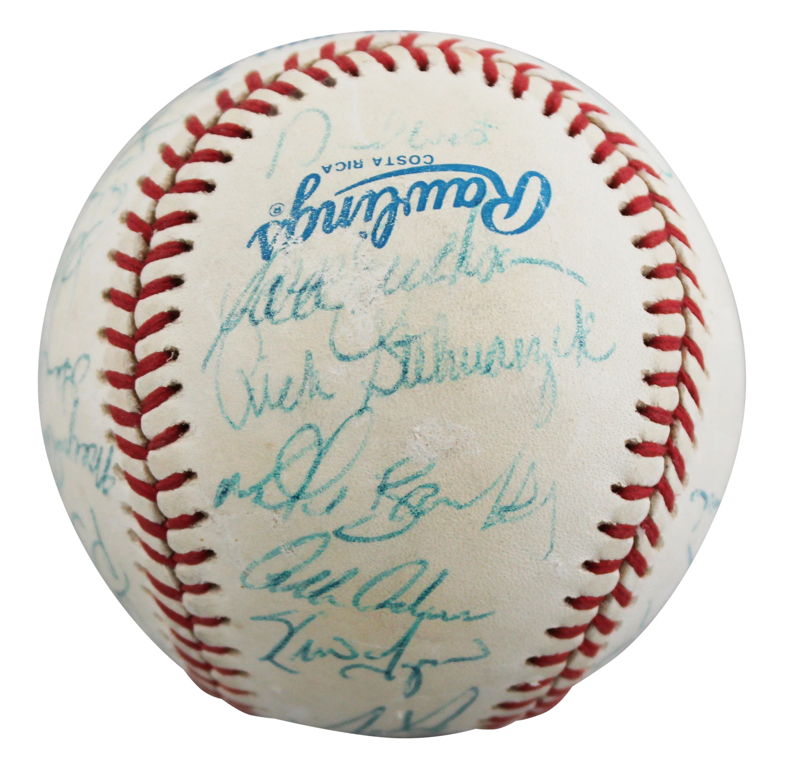 1991 Twins (31) Morris, Olica, Puckett +28 Signed OAL Baseball BAS #AE64192 - Image 4