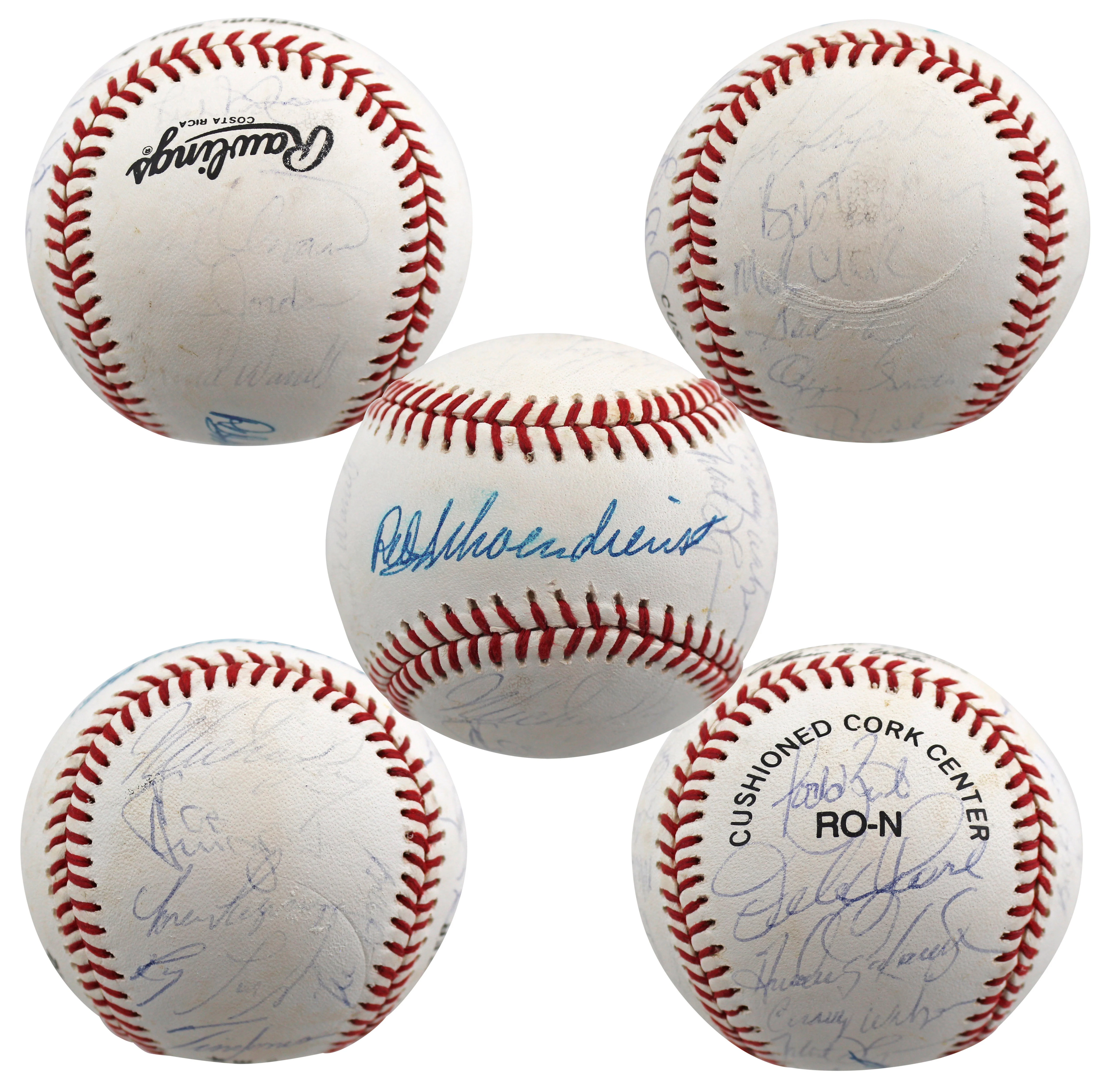 1992 Cardinals (22) Schoendienst, Smith +20 Signed Onl Baseball BAS #AA03189 - Image 2