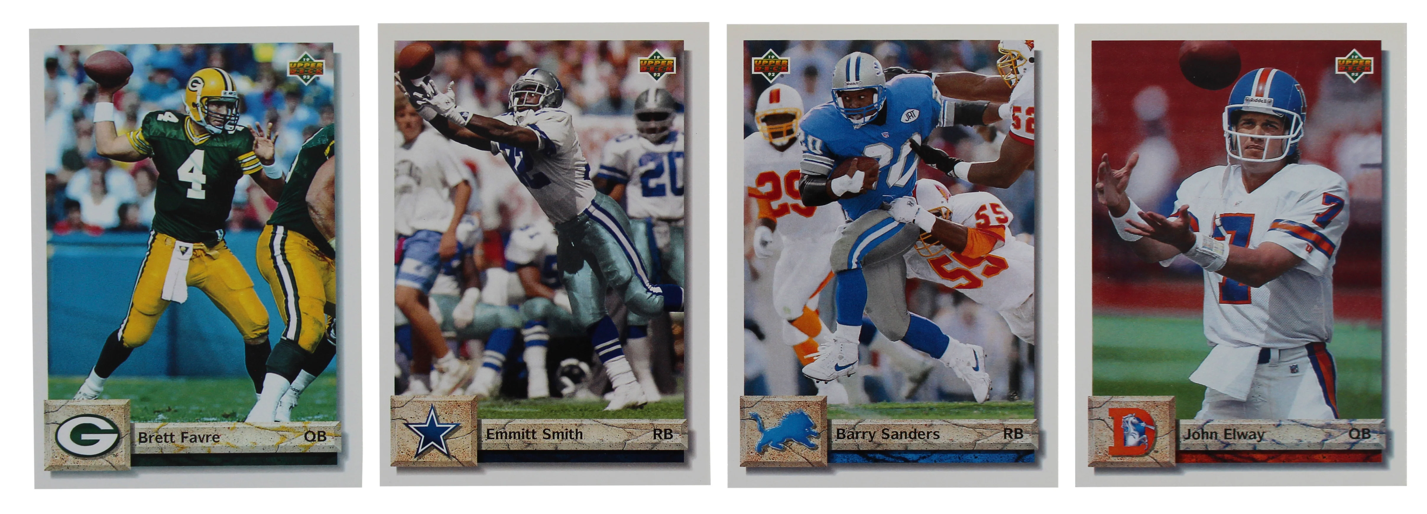 1992 Upper Deck National Football League Complete Trading Card Set w/ Gold Set - Image 3