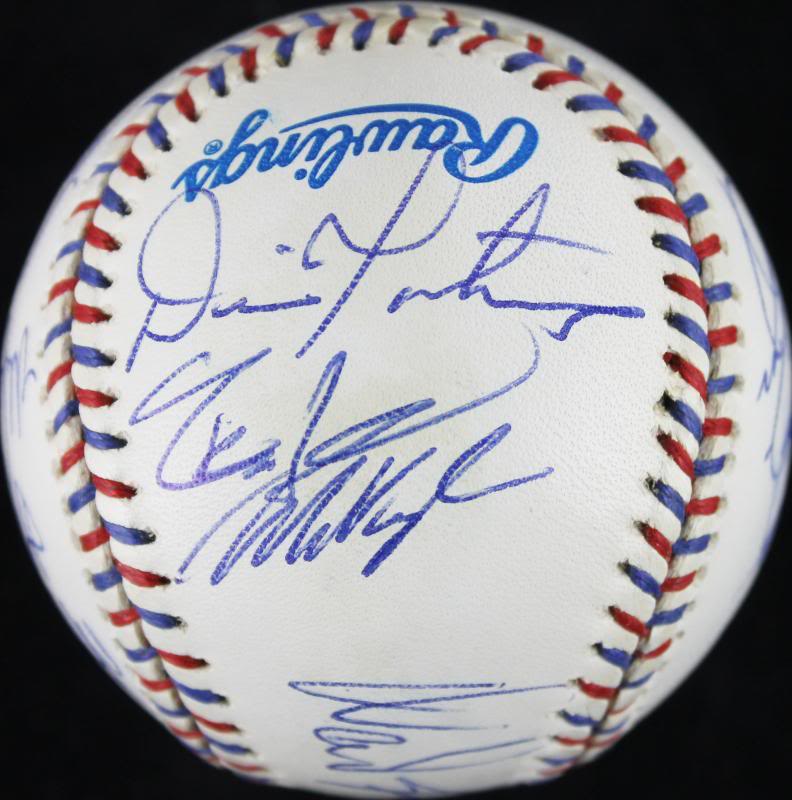 1995 Al All Stars (13) Signed OML 95 Asg Baseball Boggs Johnson PSA/DNA #U03044 - Image 3