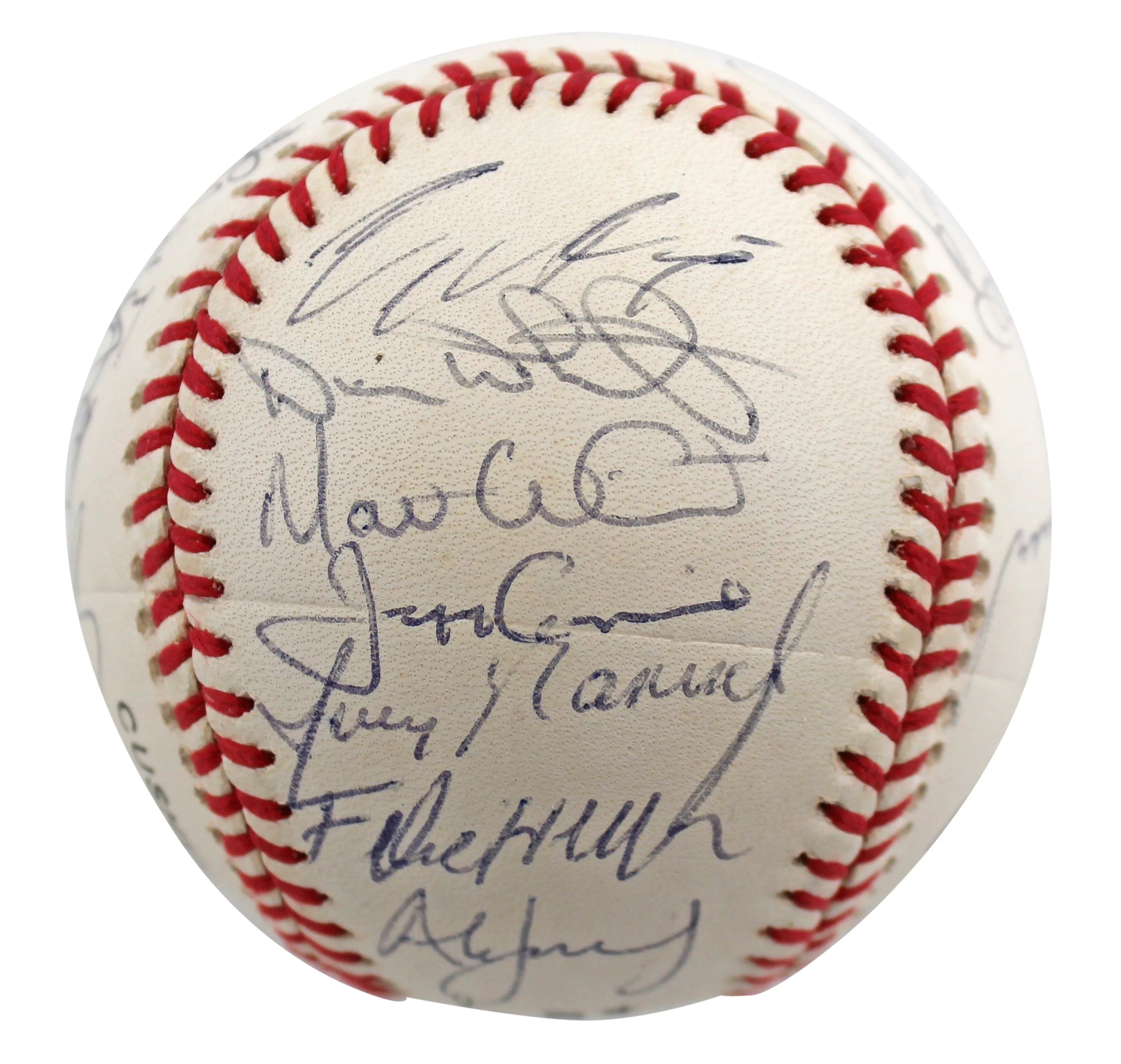 1997 Marlins (27) Leyland, Bonilla, Sheffield +24 Signed Baseball BAS #AB92955 - Image 5
