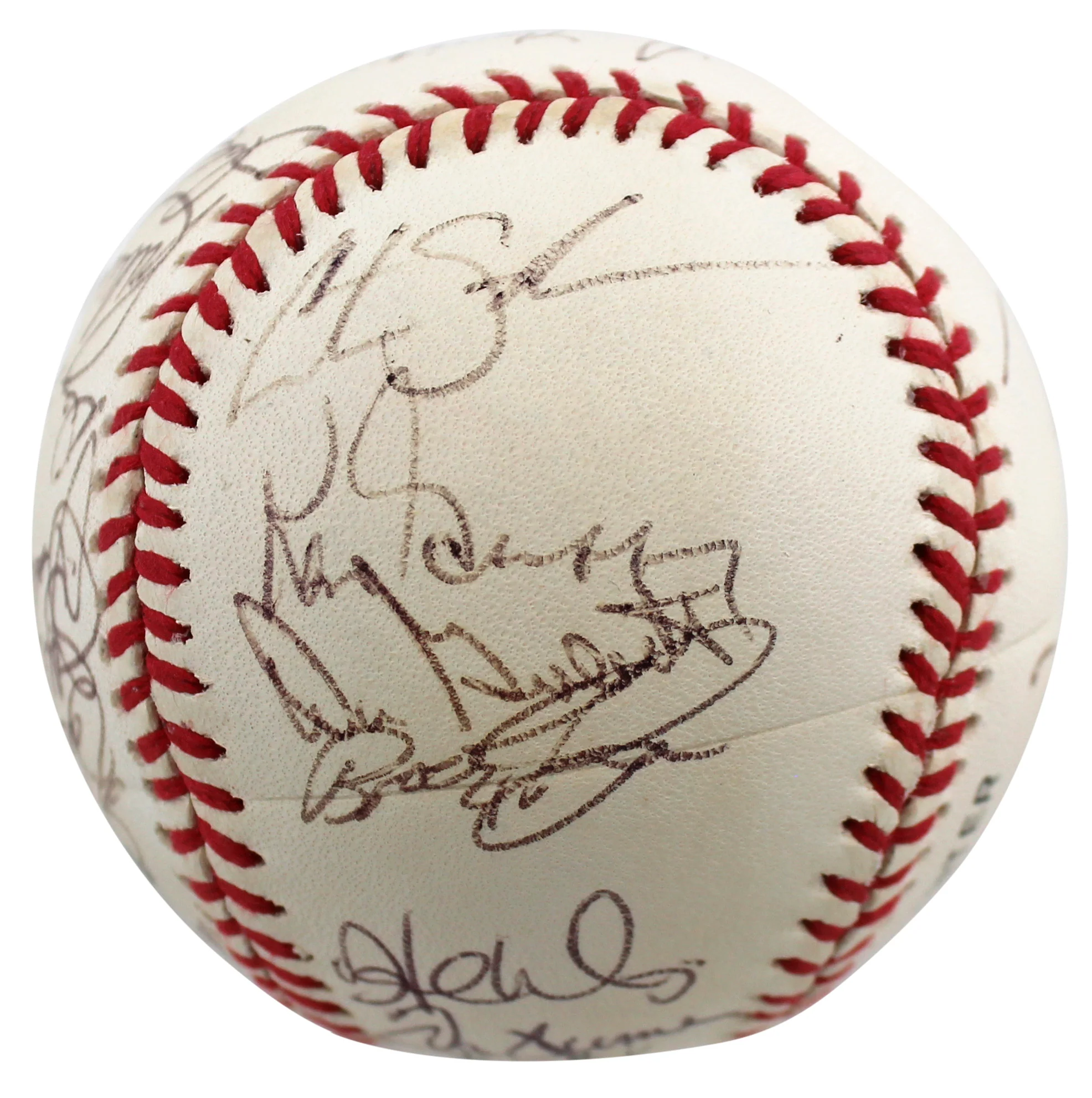 1997 Reds (25) Boone, Sanders, Pendleton +22 Signed Onl Baseball BAS #AC01908 - Image 6