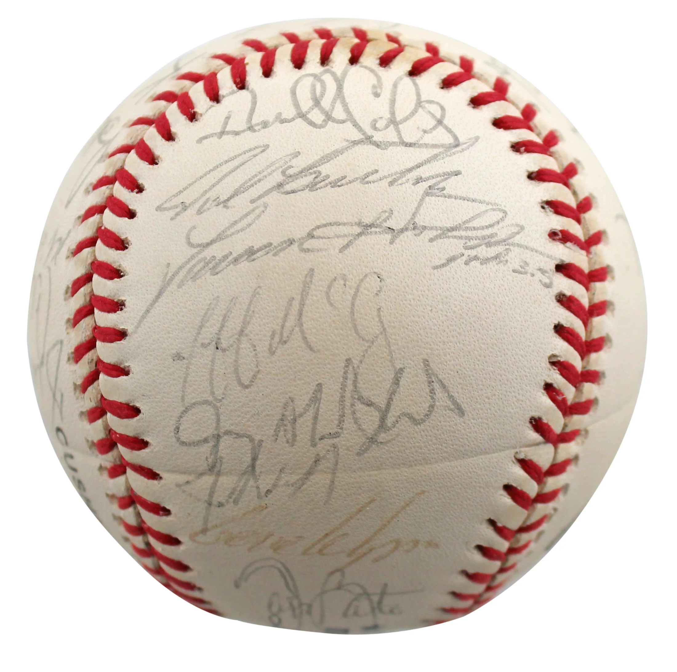 1997 Rockies (29) Walker, Hurdle, Castilla Signed Onl Baseball BAS #AC01892 - Image 4