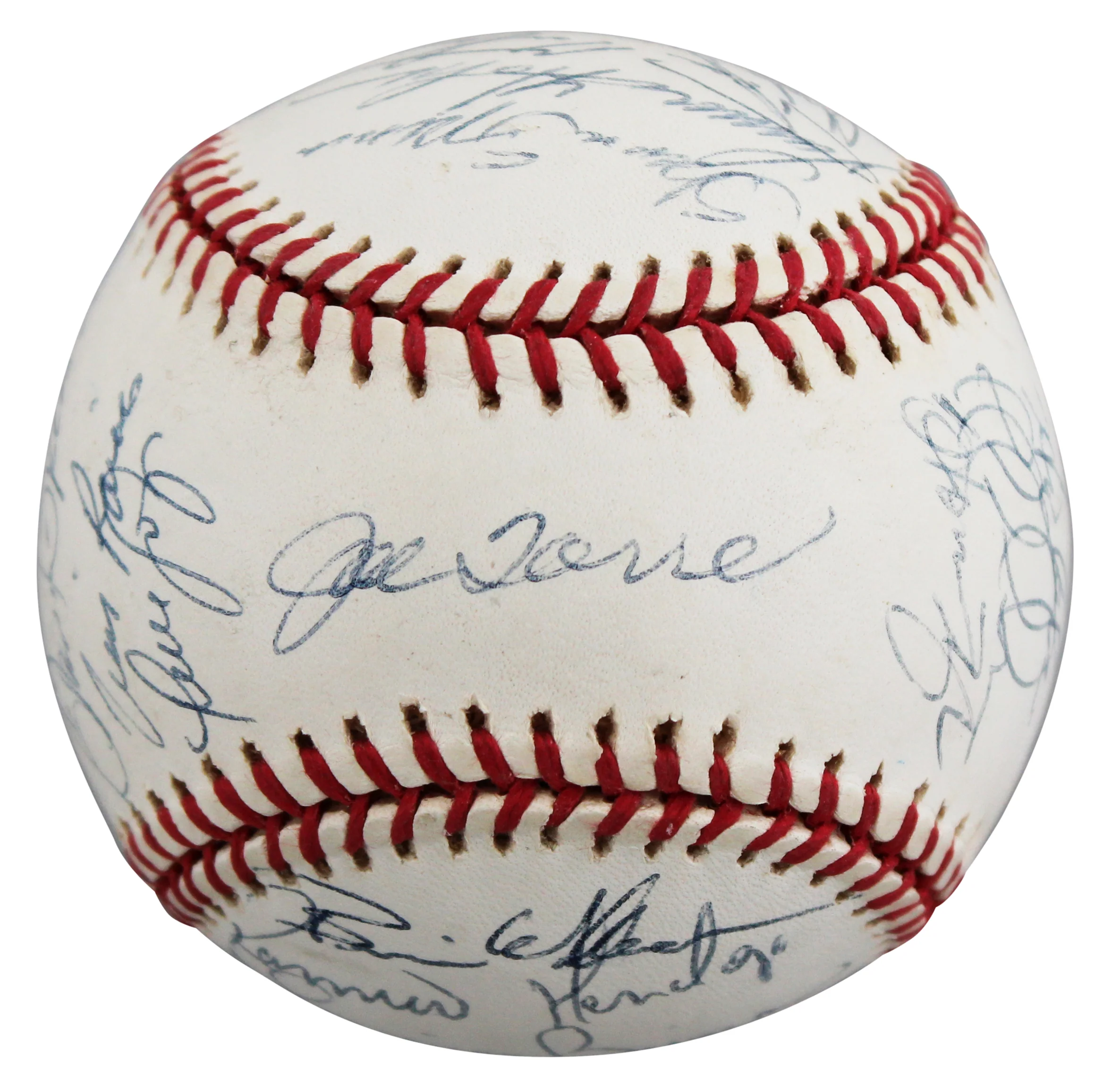 1998 Yankees (31) Torre, Rivera, Raines Signed WS Logo OML Baseball BAS #AE13971