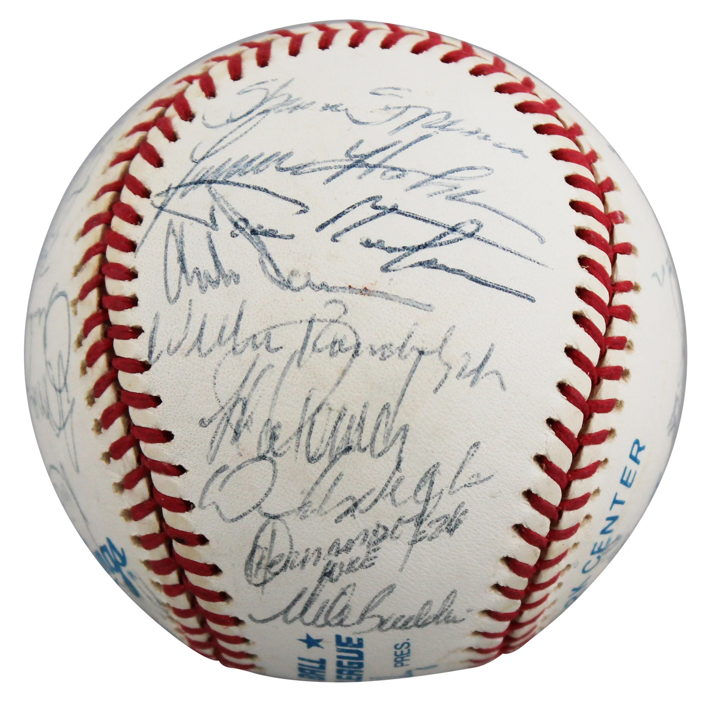 1998 Yankees (31) Torre, Rivera, Raines Signed WS Logo OML Baseball BAS #AE13971 - Image 5