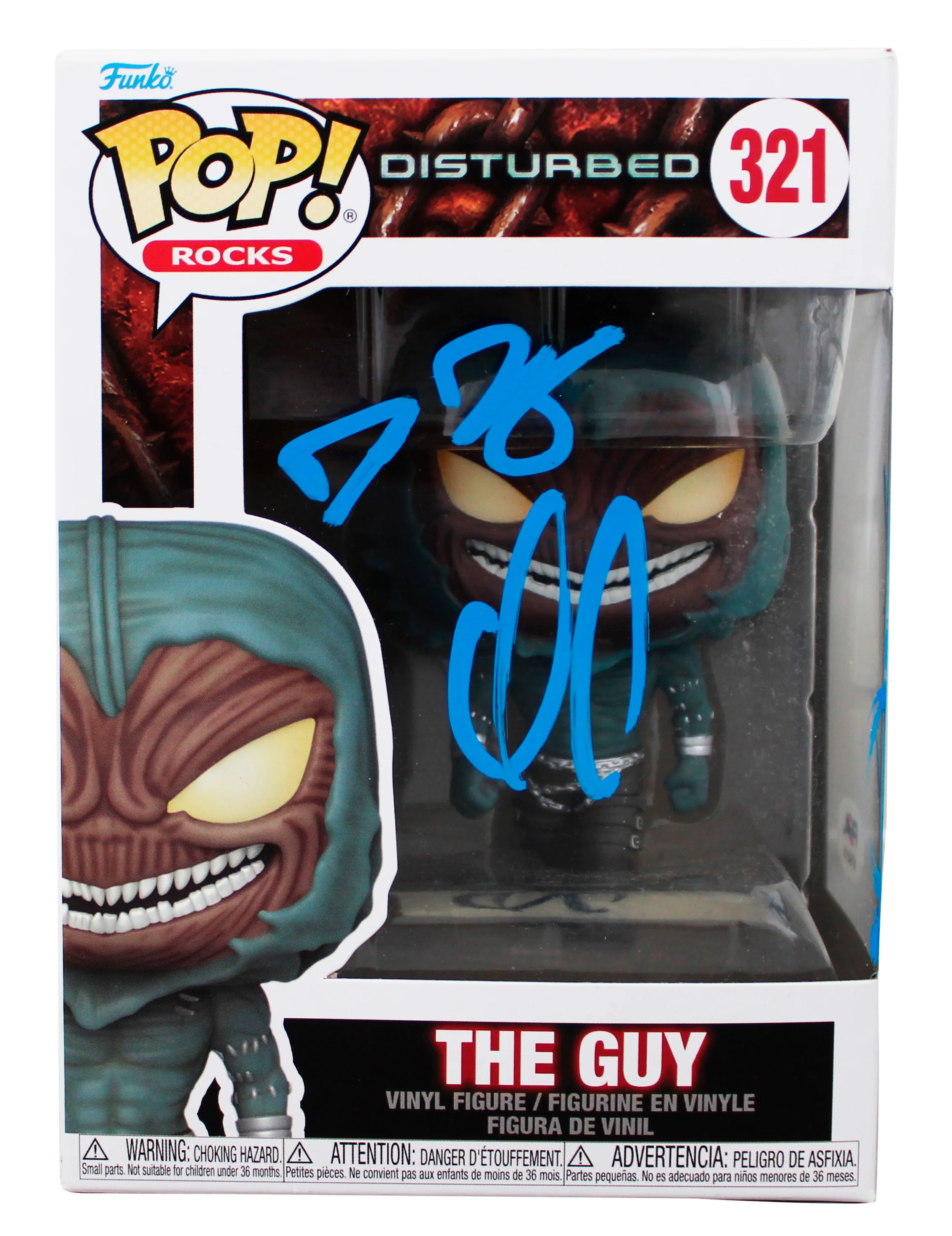 (3) Draiman, Donegan & Moyer Signed The Guy #321 Funko Pop Vinyl Figure PSA/DNA - Image 3