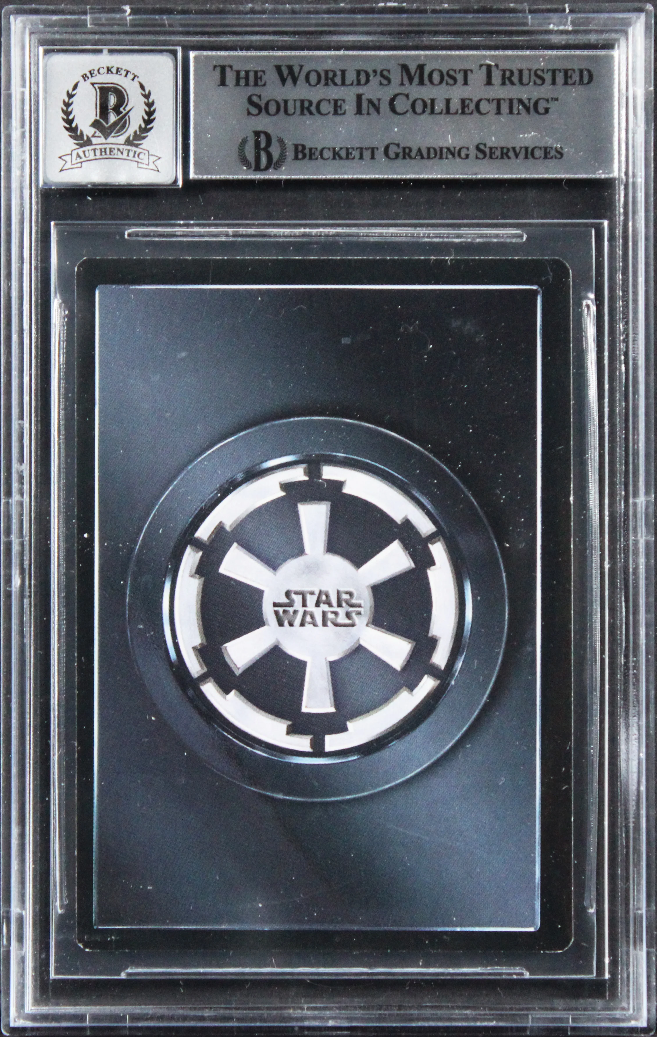 (3) Huston +2 Signed 1997 Star Wars Death Star II #86 Card Auto 10! BAS Slabbed - Image 3