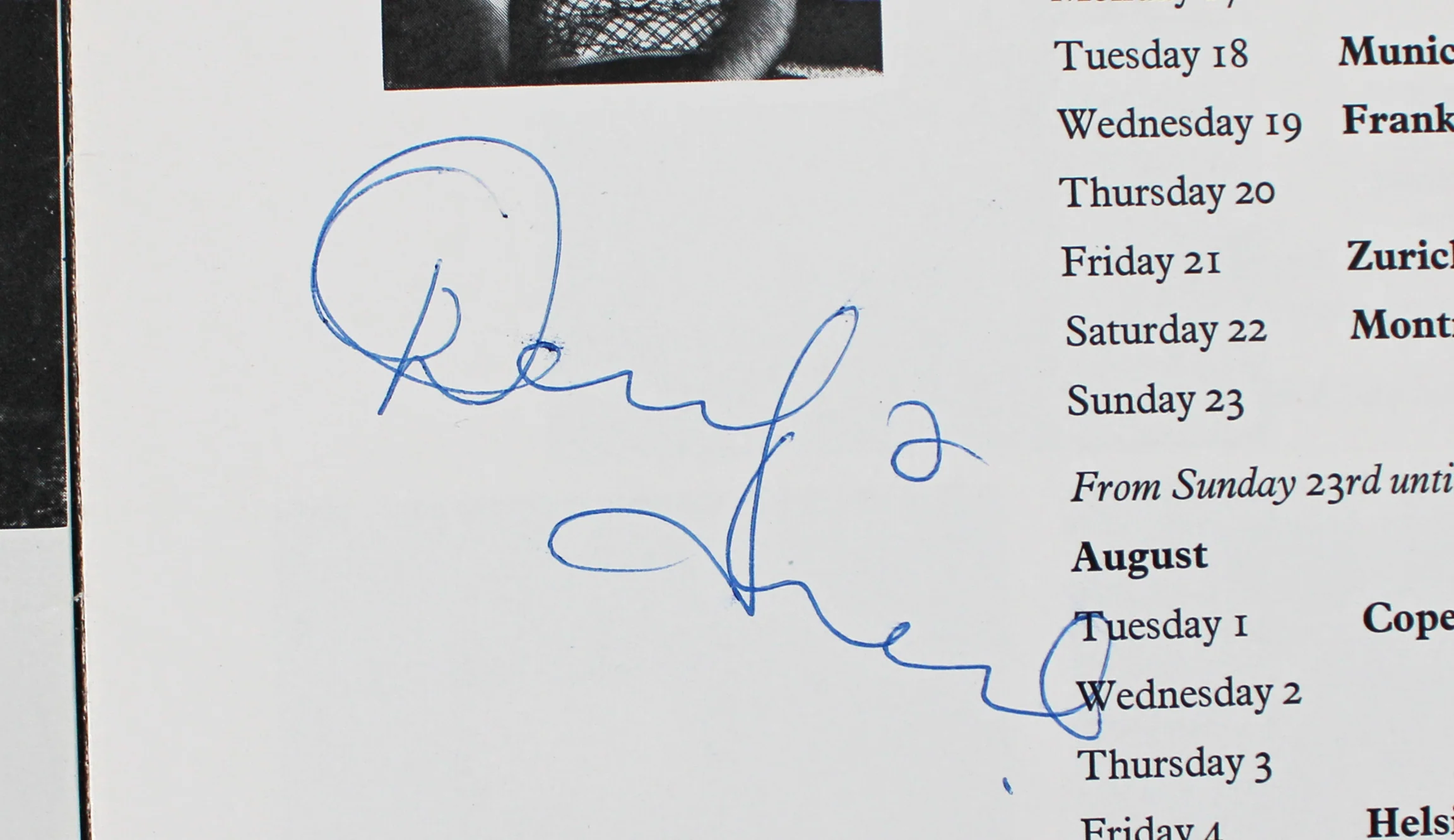 (3) Linda & Paul McCartney, Denny Lane Signed Wings Over Europe Tour Program BAS - Image 6