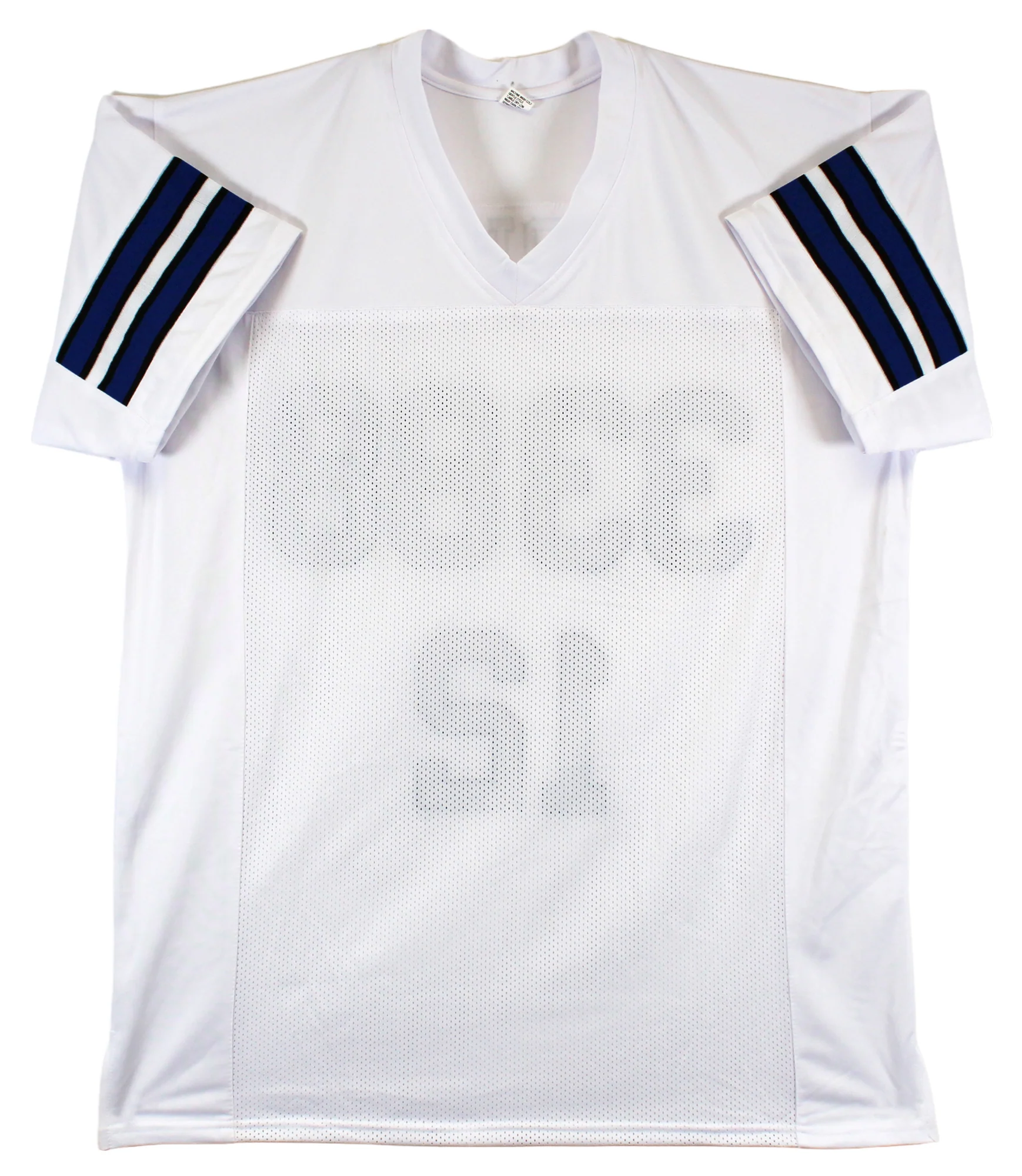 (3) Staubach, Dorsett & Pearson Signed White Pro Style Jersey BAS Witnessed - Image 4