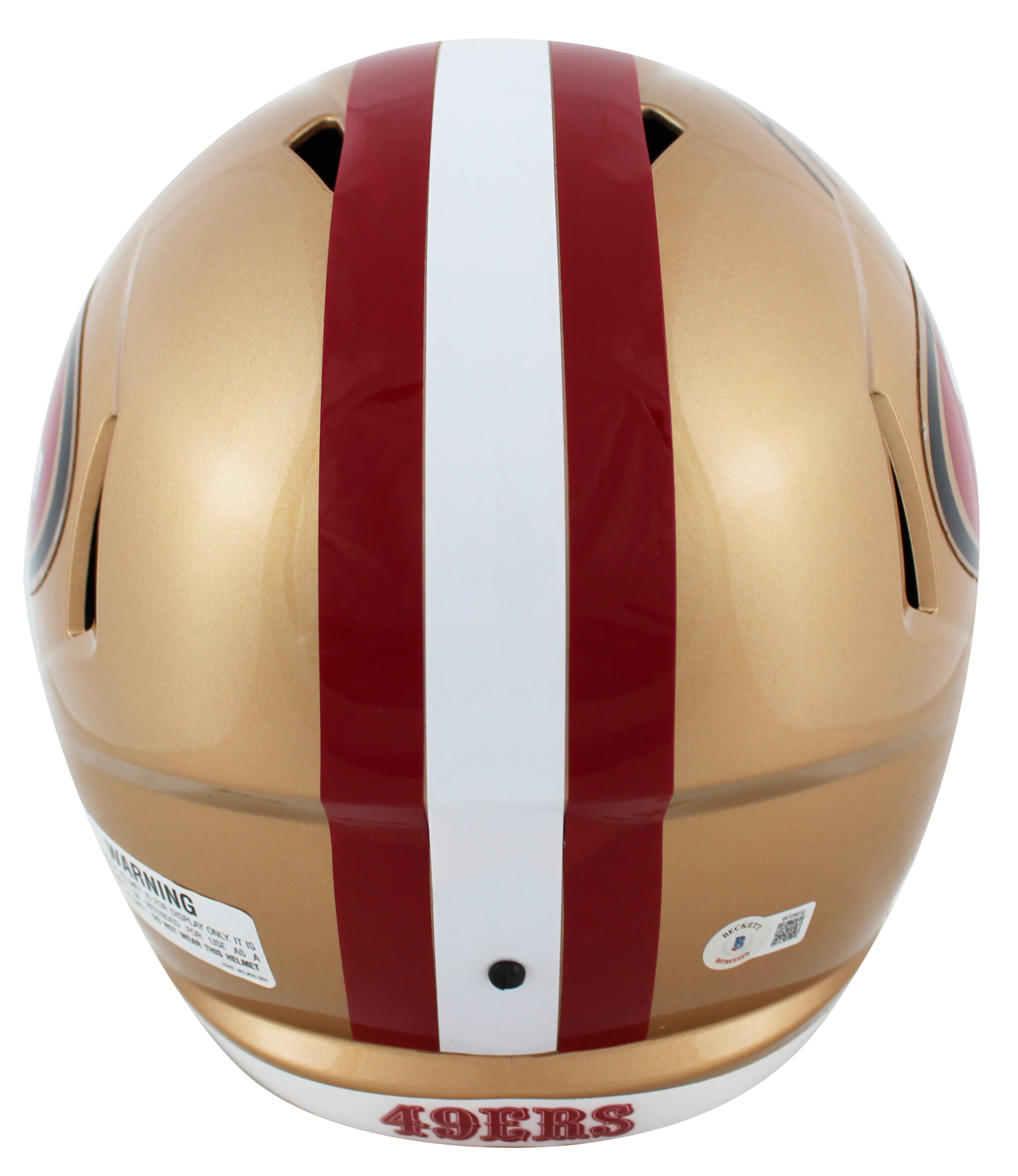 49ers Arik Armstead Authentic Signed Full Size Speed Rep Helmet BAS Witnessed - Image 3