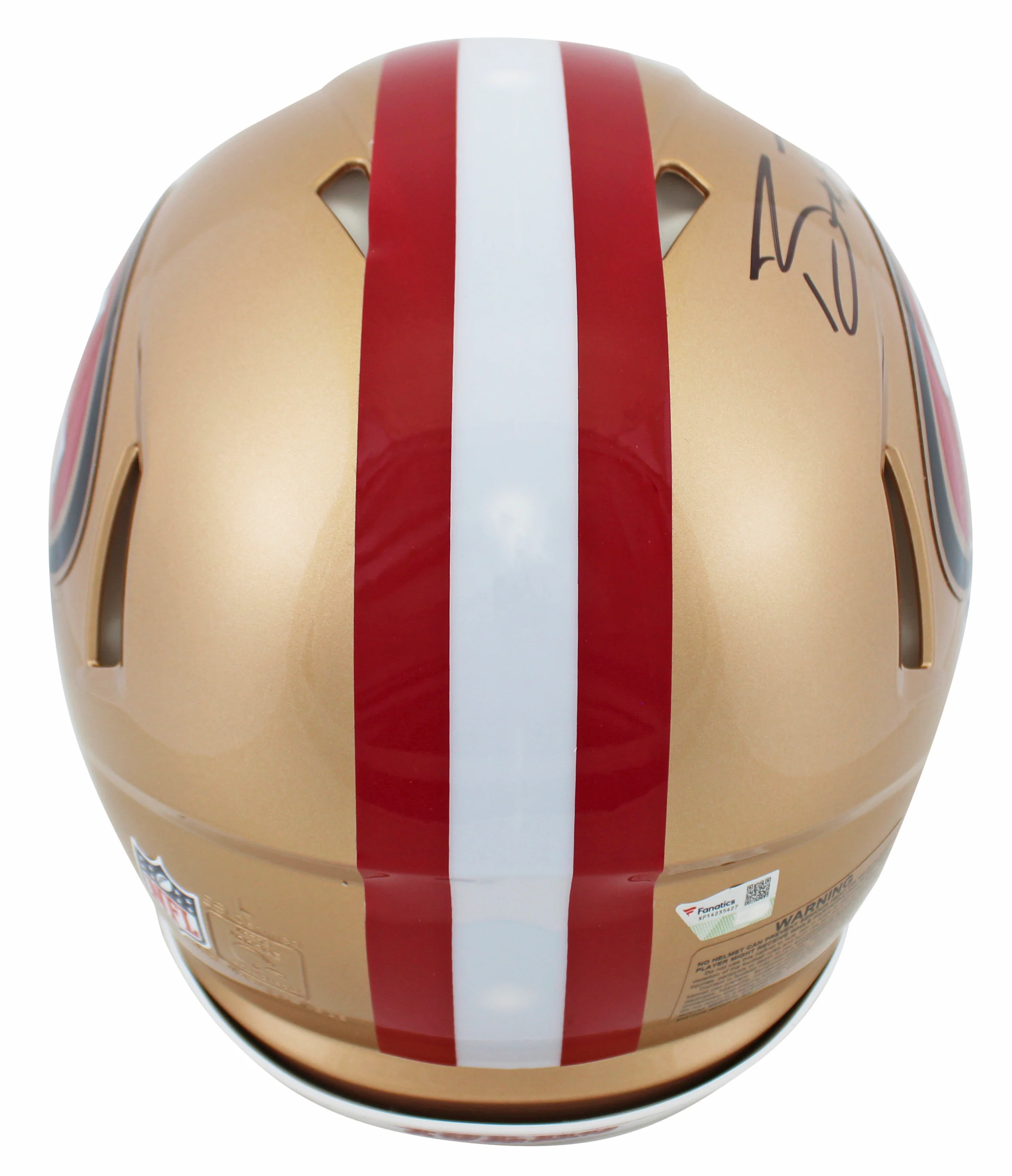 49ers Brock Purdy Authentic Signed Full Size Speed Proline Helmet Fanatics - Image 3