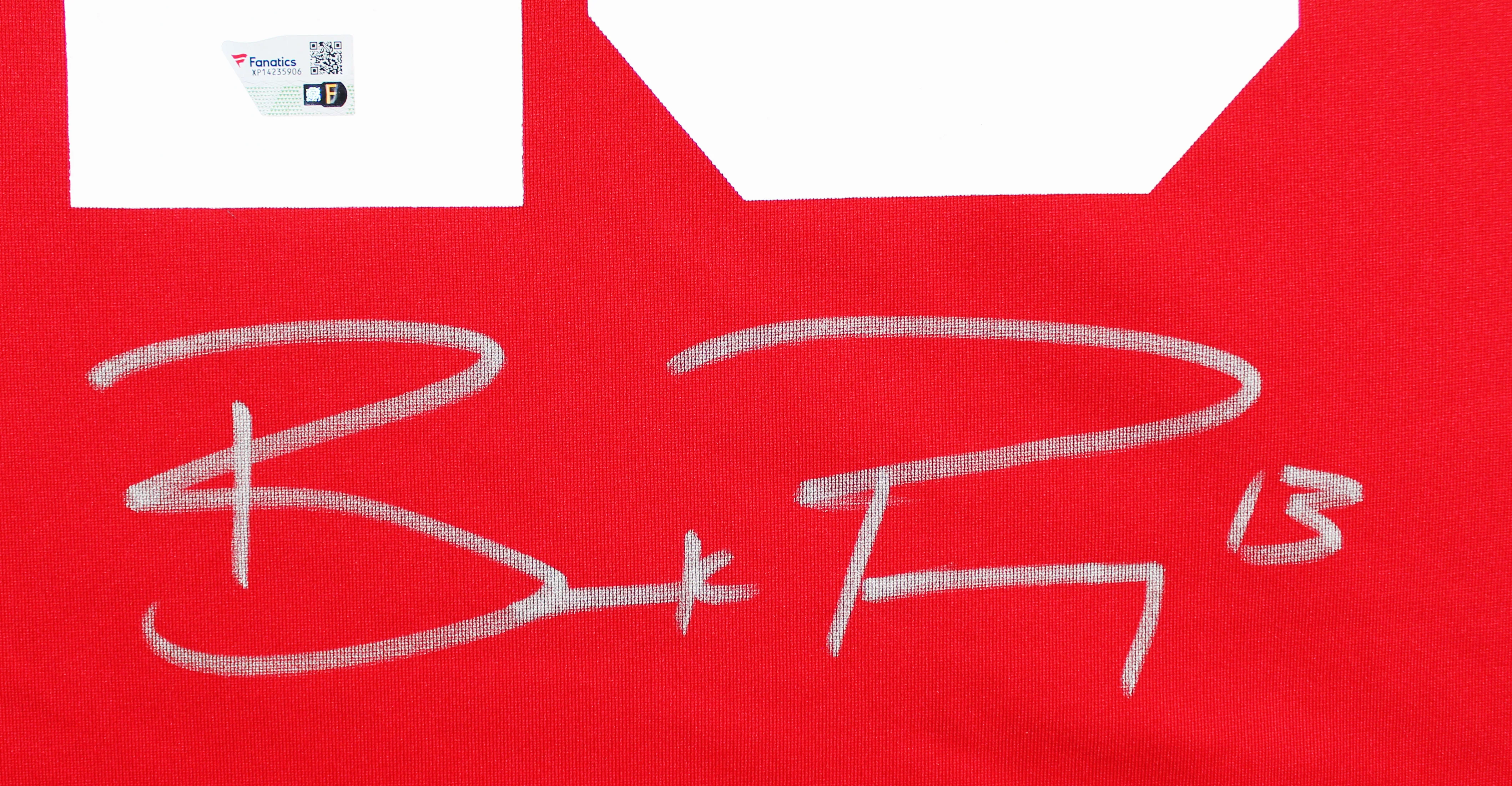 49ers Brock Purdy Authentic Signed Red Nike Game Jersey Autographed Fanatics - Image 3