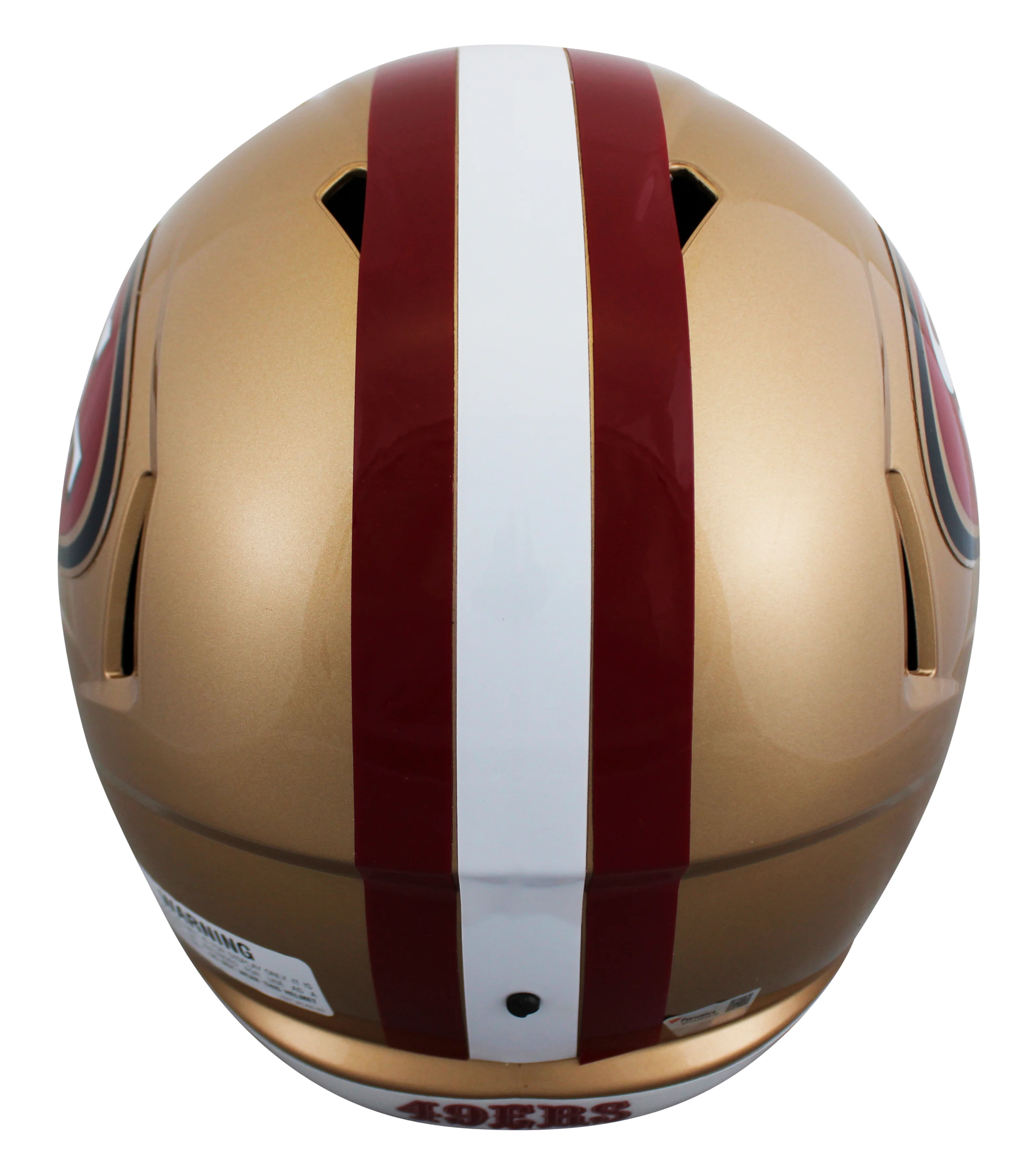49ers Christian McCaffrey Signed Full Size Speed Rep Helmet W/ Case Fanatics - Image 4