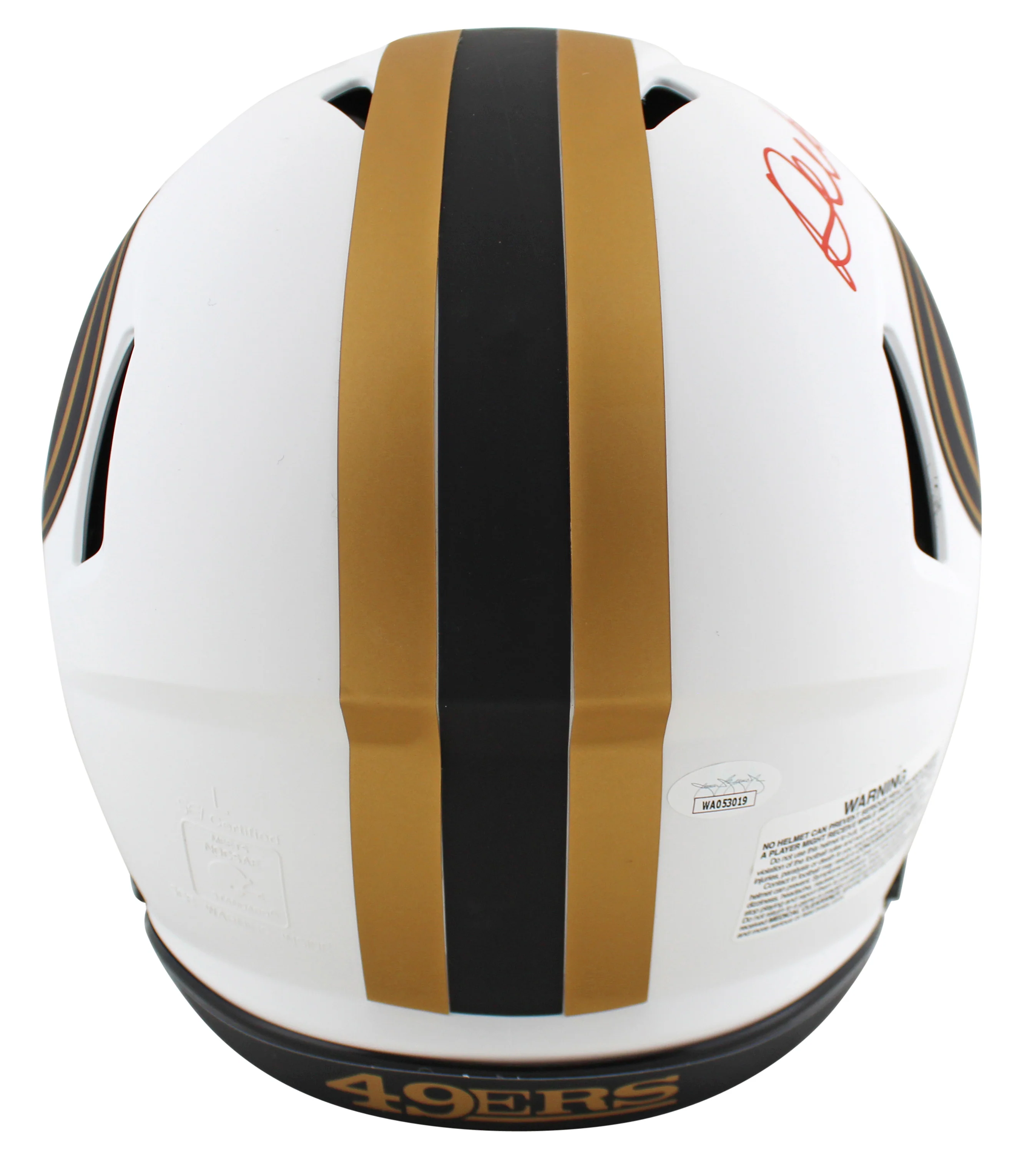 49ers Deebo Samuel Authentic Signed Lunar Full Size Speed Proline Helmet JSA - Image 3
