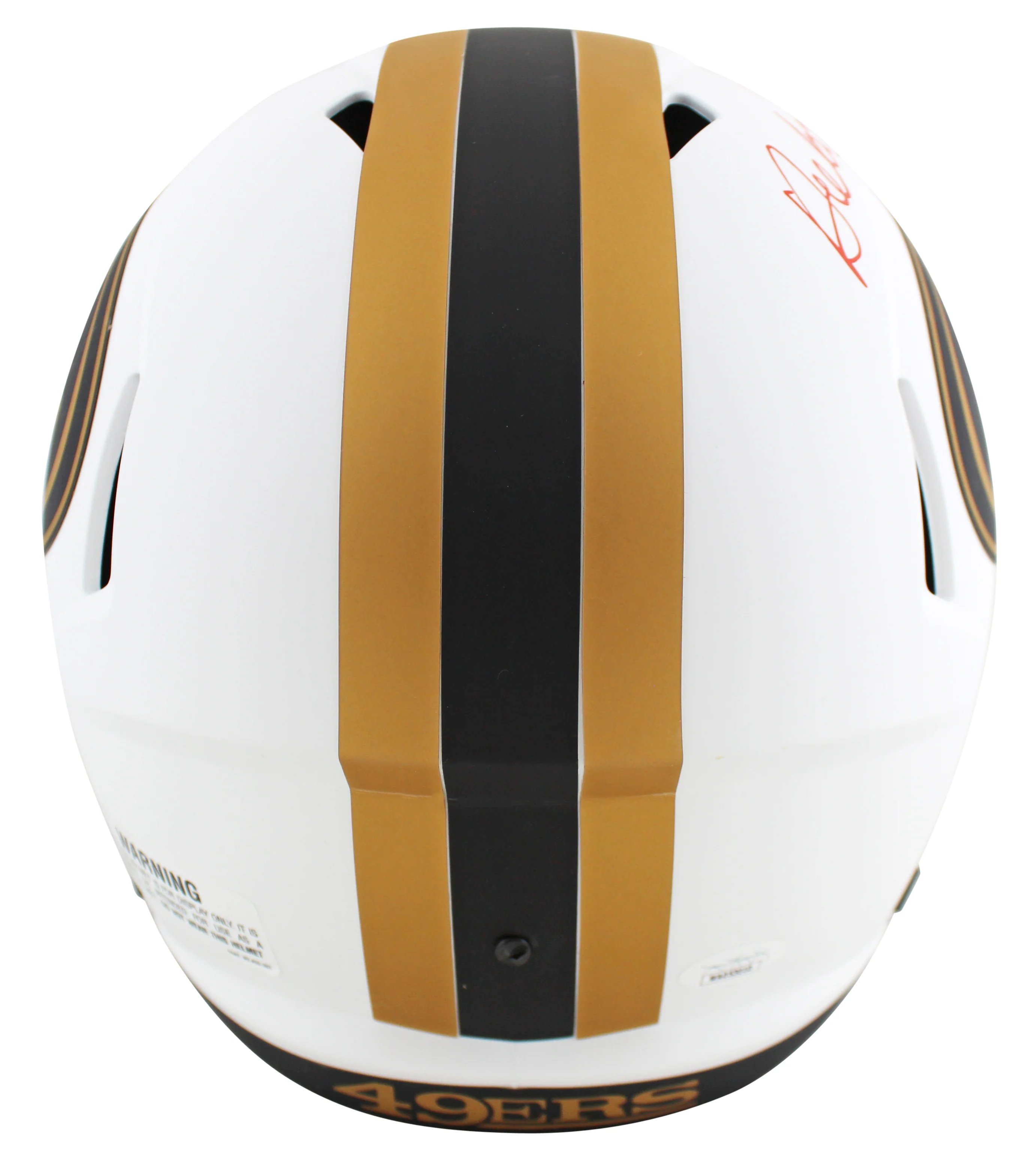 49ers Deebo Samuel Authentic Signed Lunar Full Size Speed Rep Helmet JSA Witness - Image 3