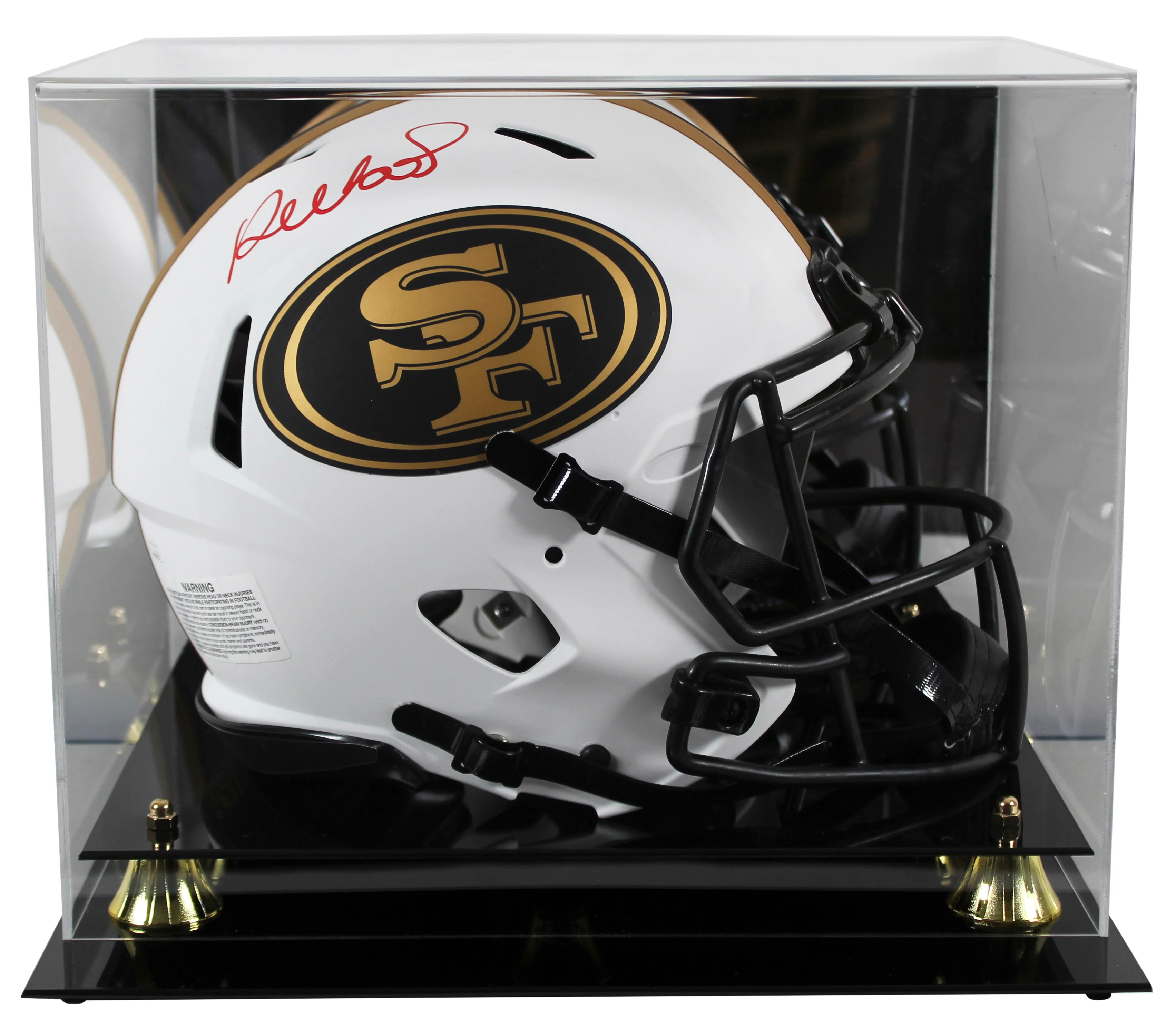 49ers Deebo Samuel Signed Lunar Full Size Speed Proline w/ Case Helmet JSA - Image 2