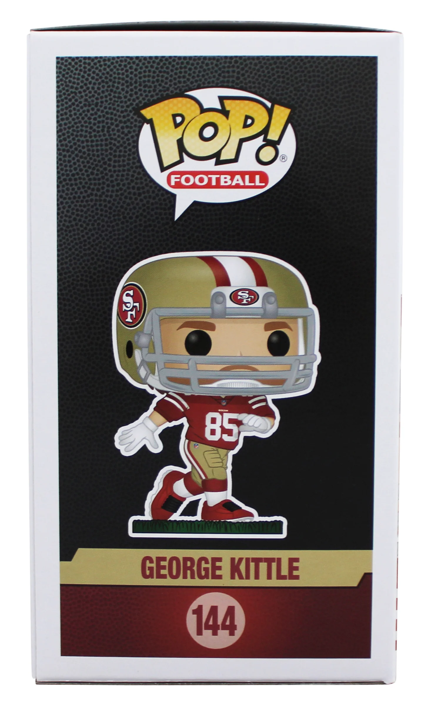 49ers George Kittle Authentic Signed #144 Funko Pop Figure w/ Red Sig BAS Wit - Image 6