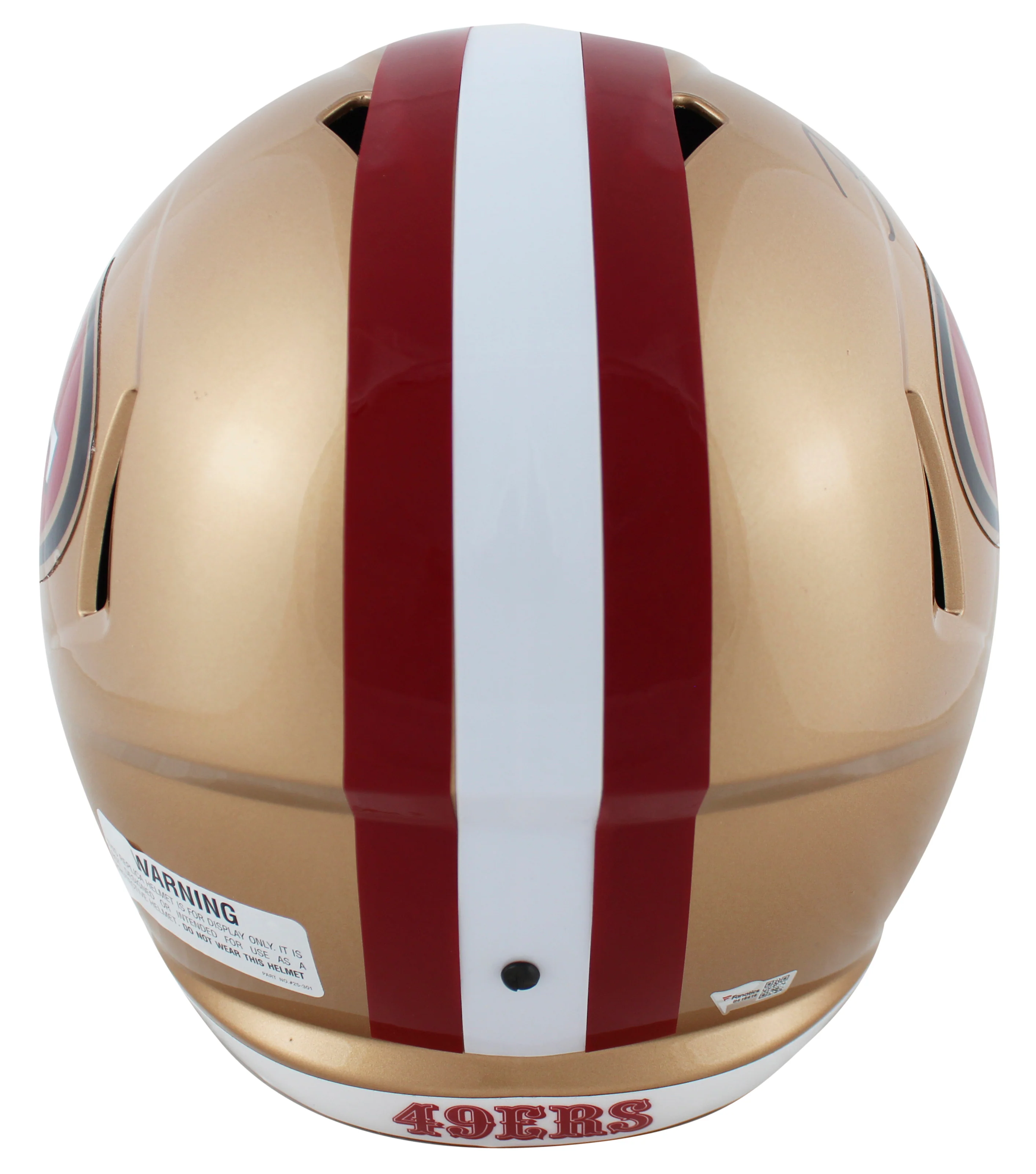 49ers Jerry Rice Authentic Signed Full Size Speed Rep Helmet Fanatics - Image 3
