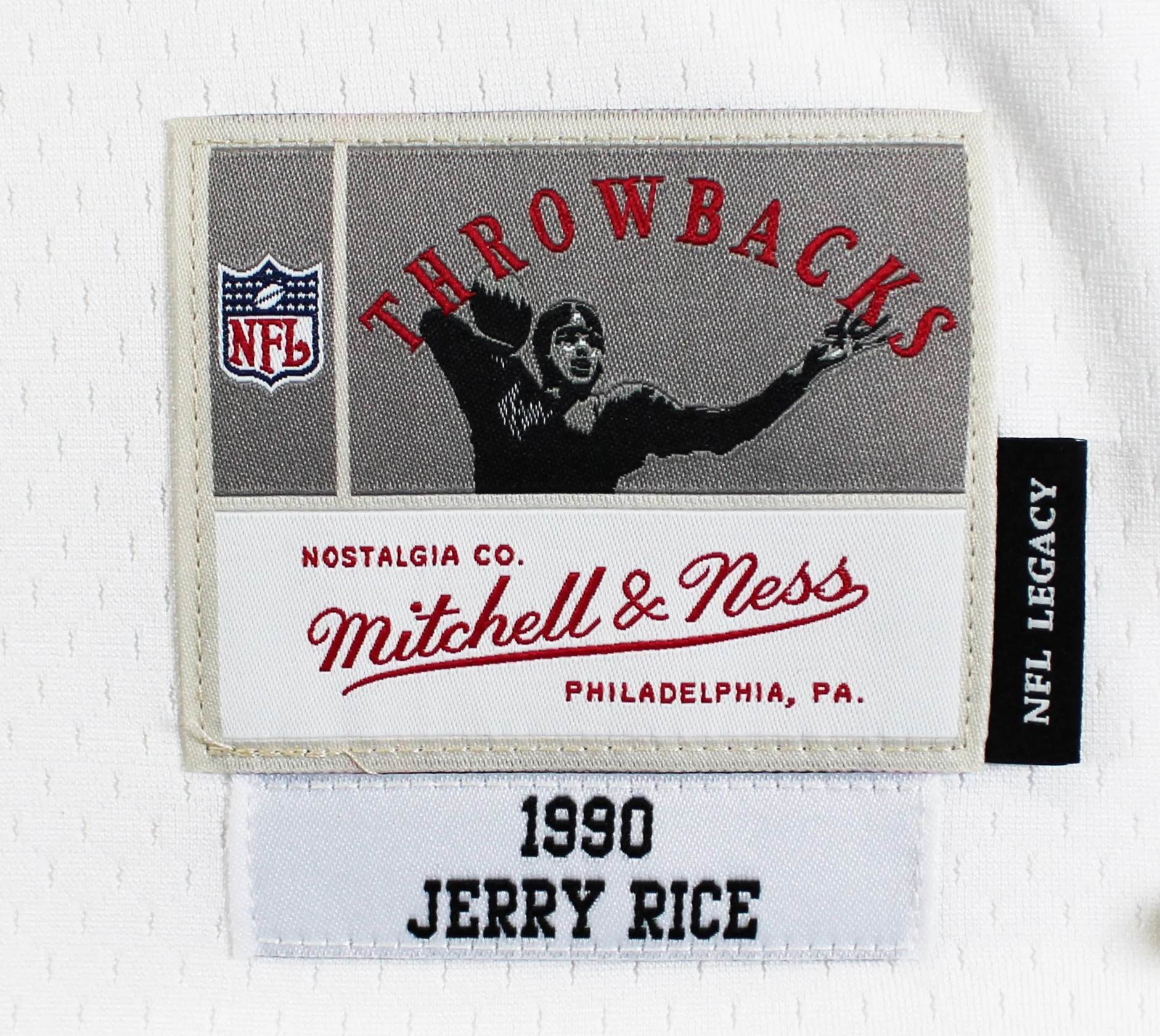 49ers Jerry Rice Authentic Signed White Mitchell & Ness Jersey Fanatics - Image 7