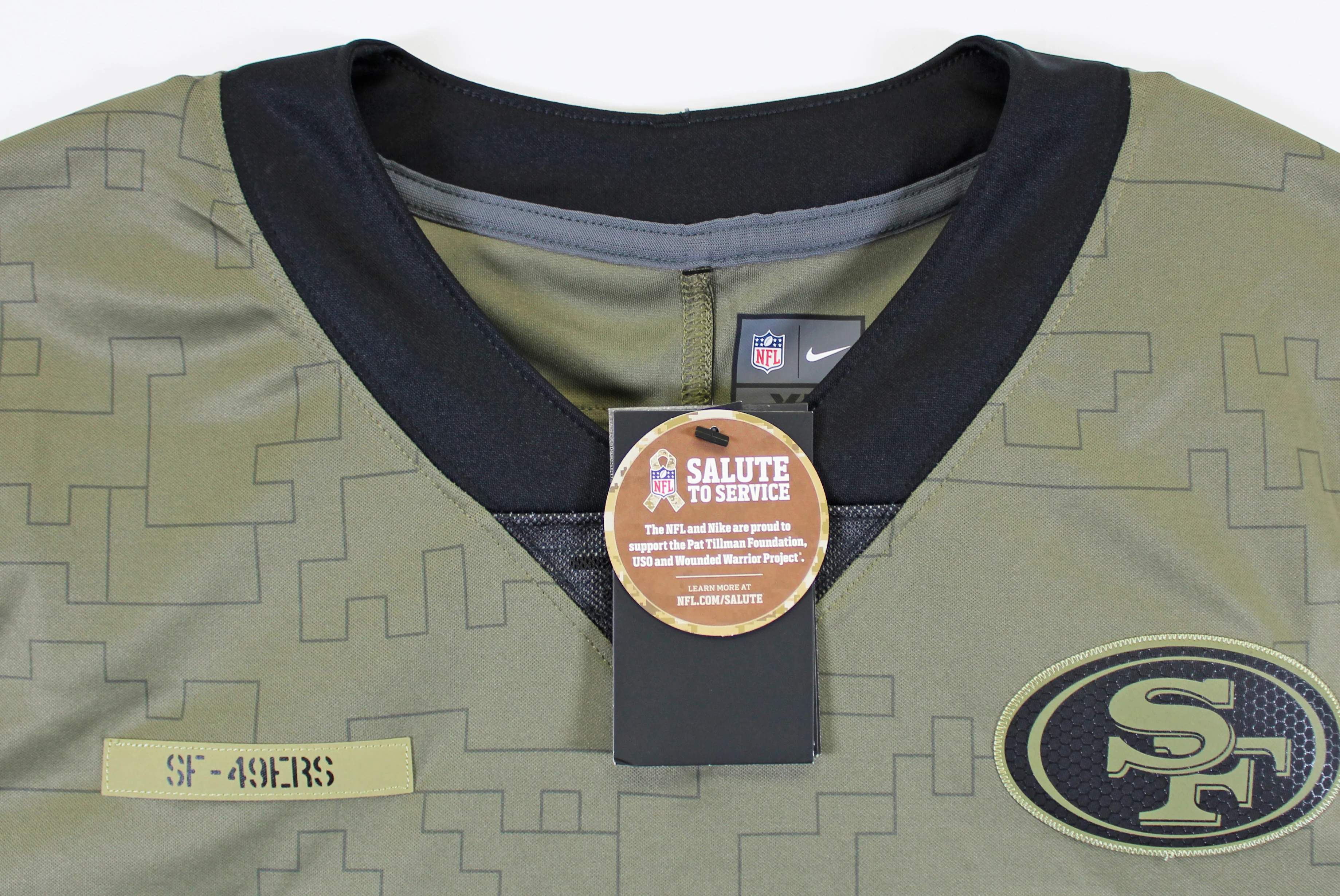 49ers Jerry Rice Signed 2021 Salute to Service Nike Limited Jersey Fanatics - Image 6