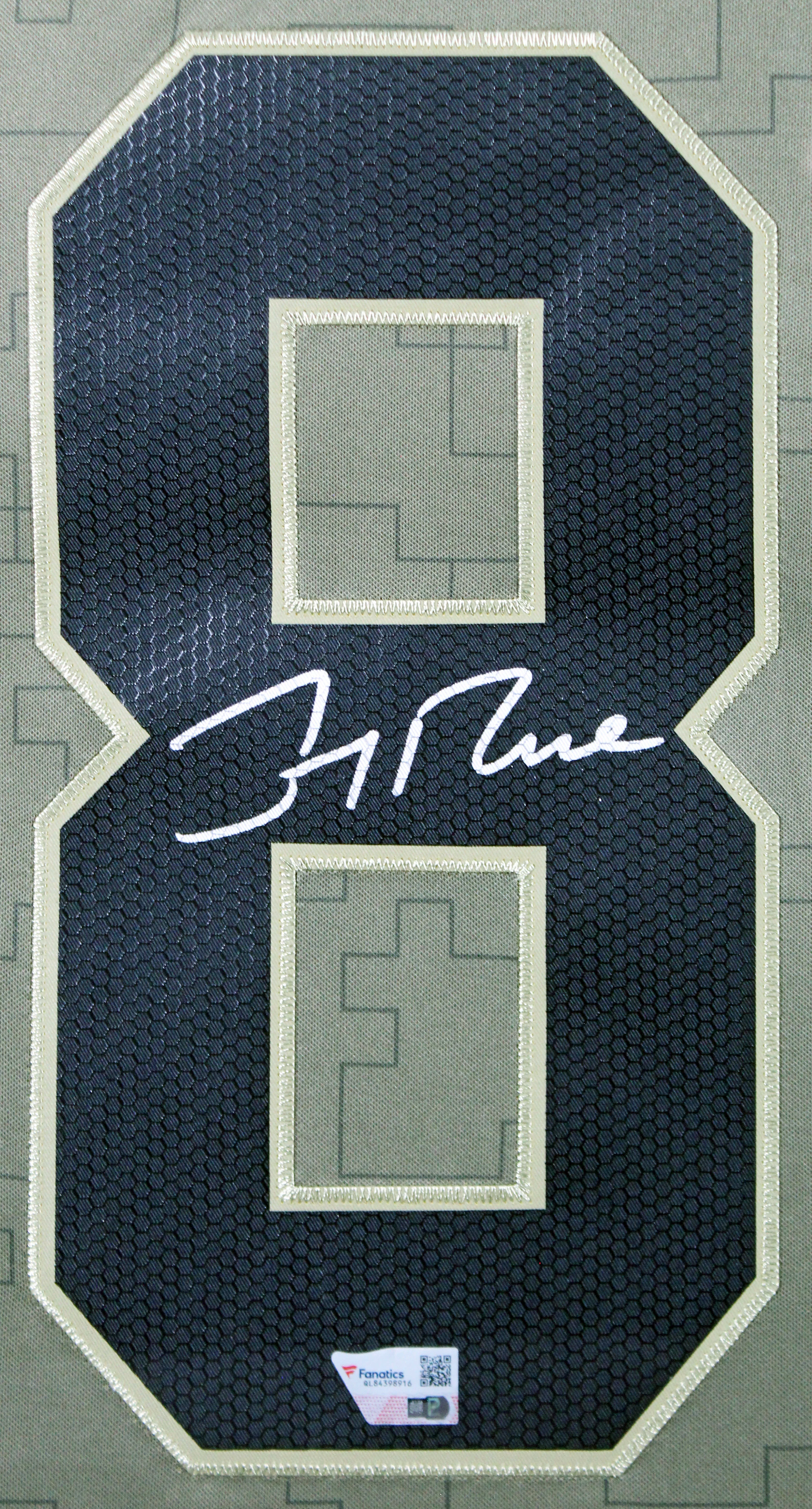 49ers Jerry Rice Signed 2021 Salute to Service Nike Ltd Framed Jersey Fanatics - Image 3