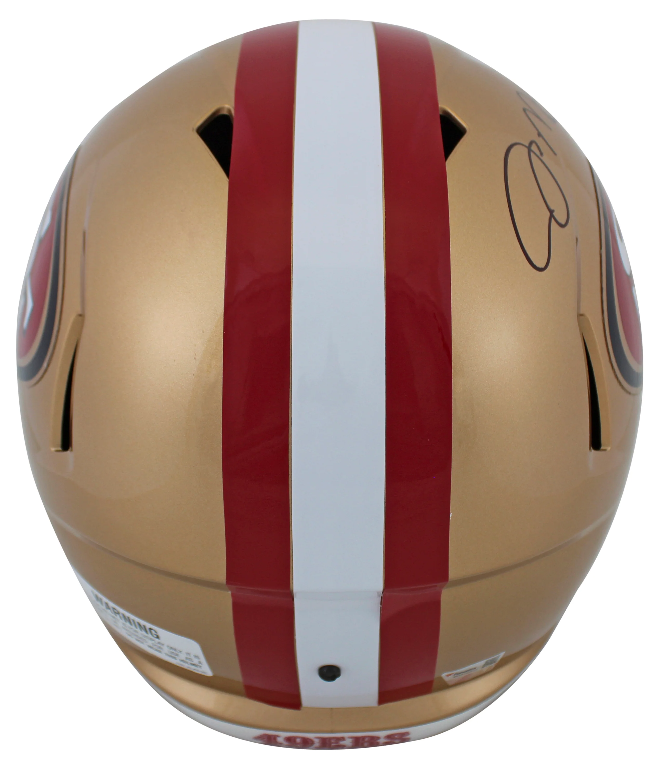 49ers Joe Montana Authentic Signed Full Size Speed Rep Helmet W/ Case Fanatics - Image 4