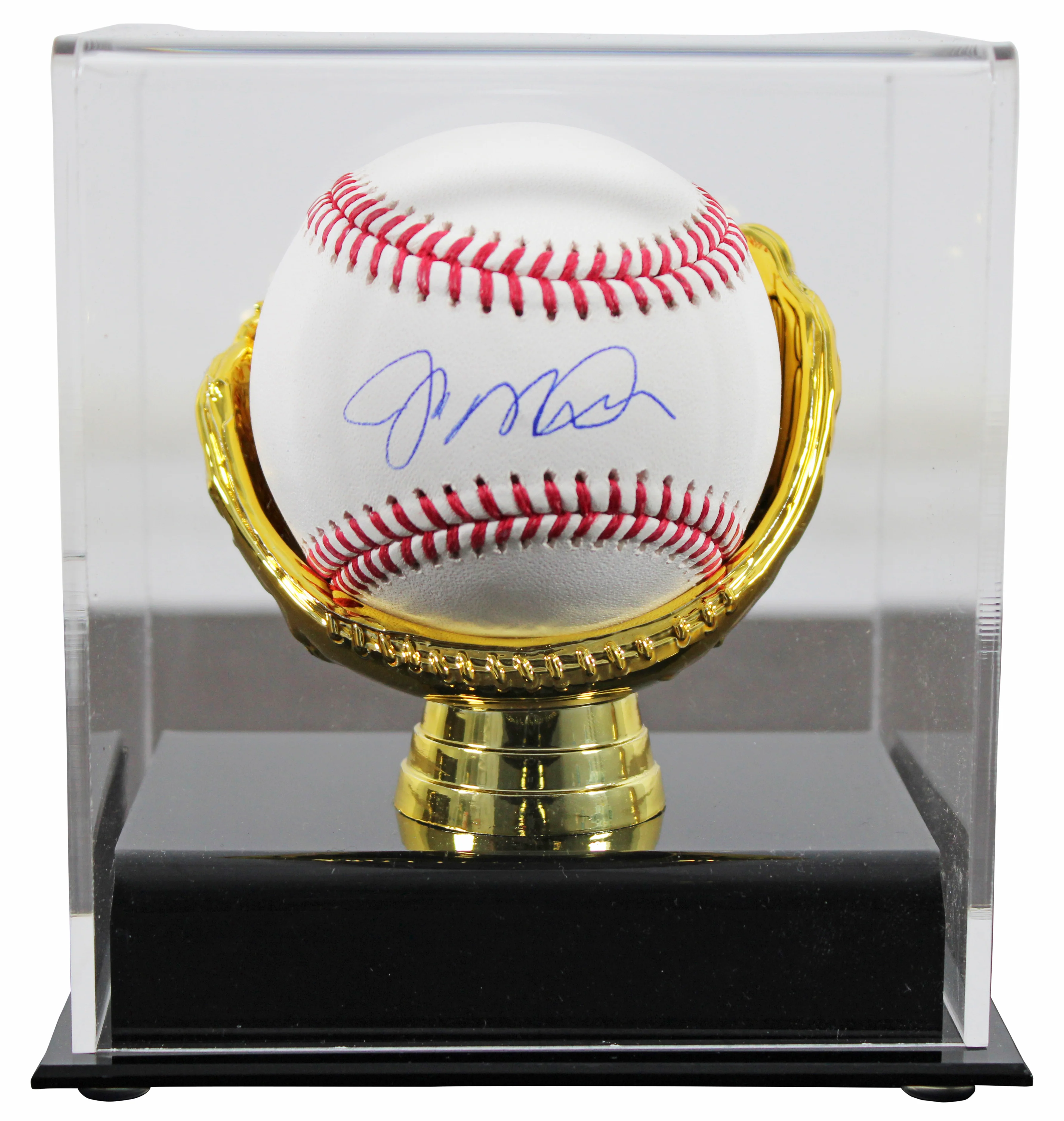 49ers Joe Montana Authentic Signed Oml Baseball Autographed w/ Case Fanatics - Image 2