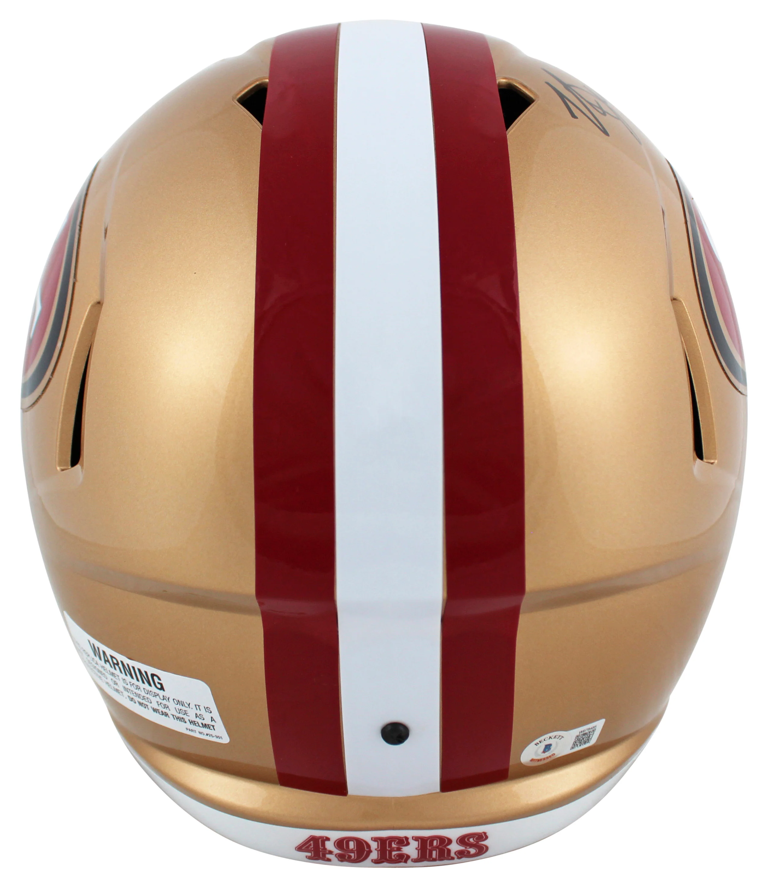 49ers Kyle Juszczyk Authentic Signed Full Size Speed Rep Helmet BAS Witnessed - Image 3