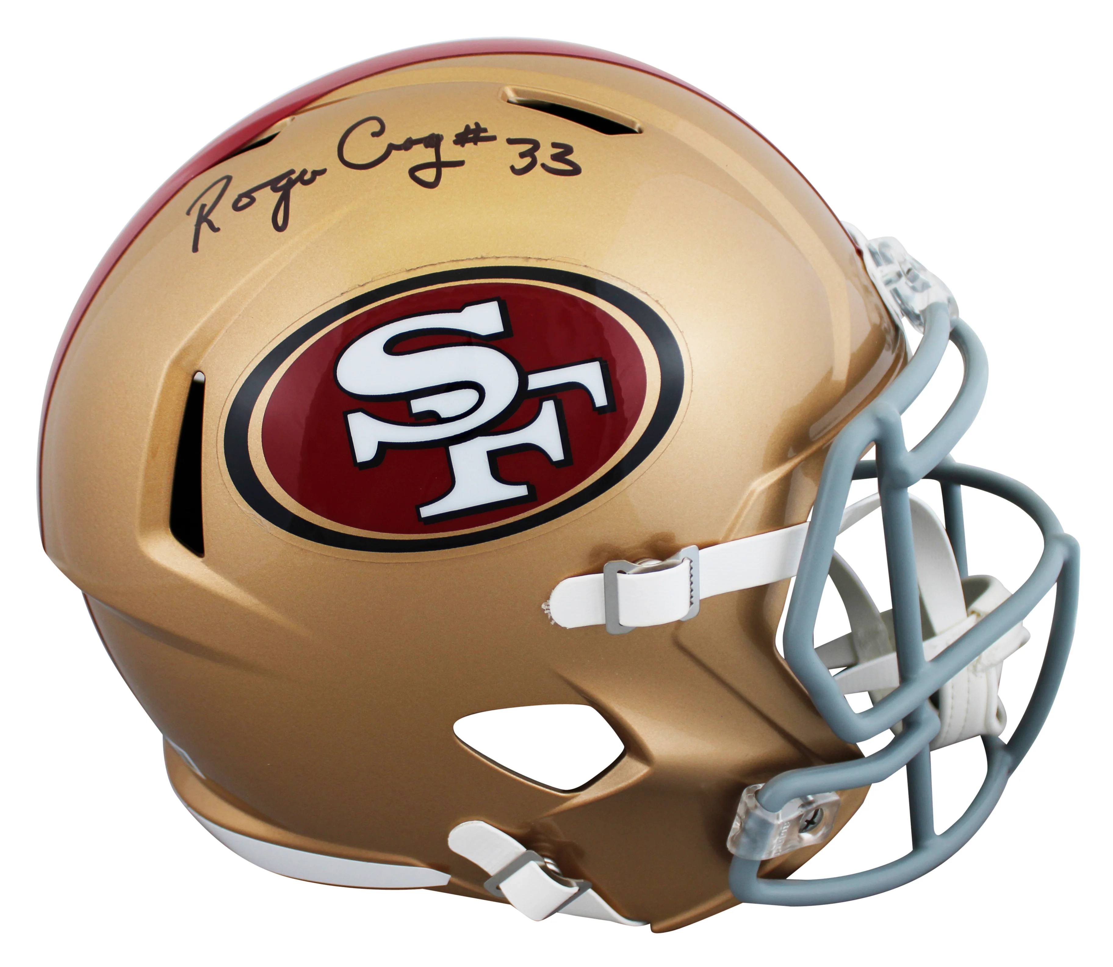 49ers Roger Craig Authentic Signed Full Size Speed Rep Helmet BAS Witnessed - Image 2