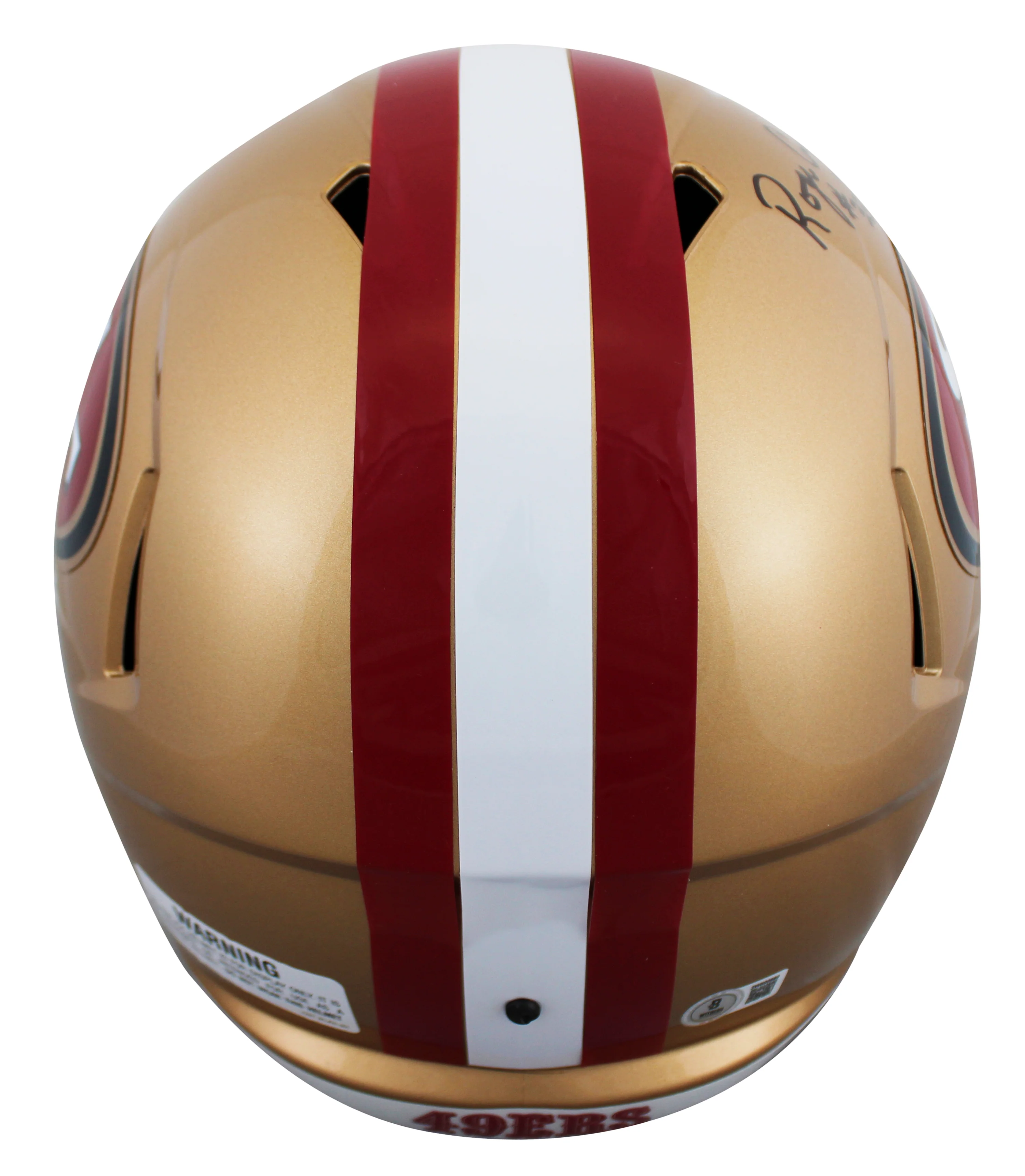 49ers Tom Rathman & Roger Craig Signed Full Size Speed Rep Helmet BAS Witnessed - Image 3