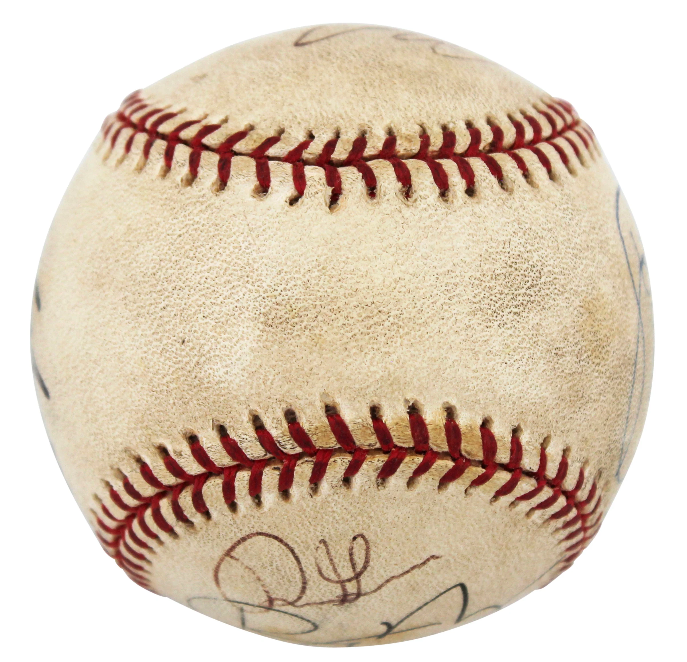 (7) Delgado, Gant, Fielder, Arias, Bush +2 Signed OAL Baseball BAS #AB76889 - Image 6