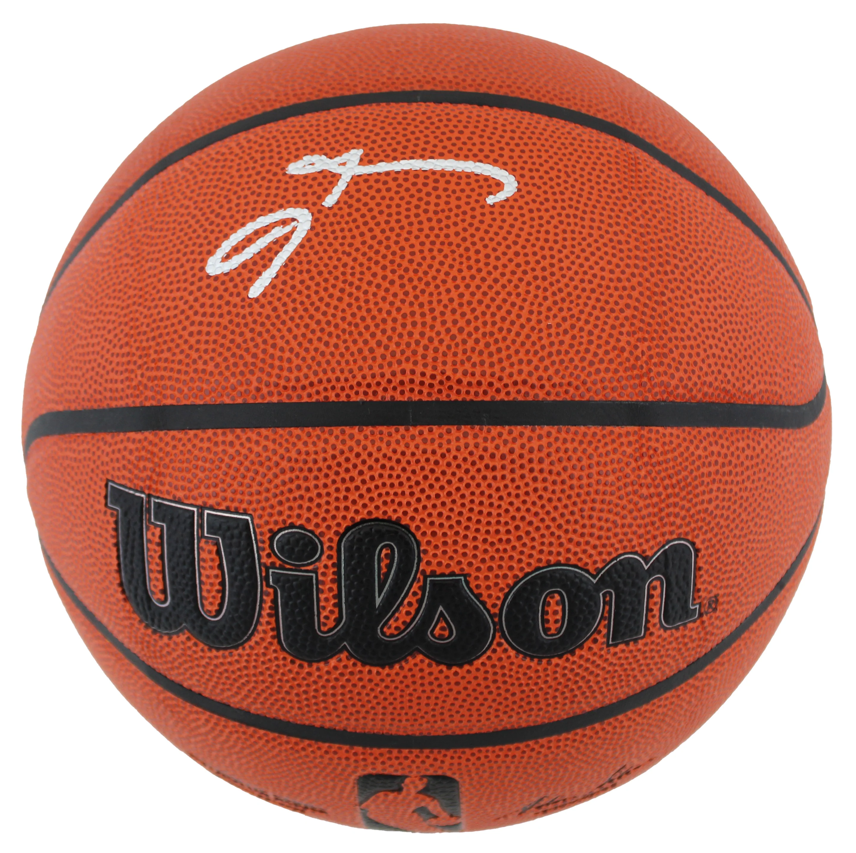 76ers Allen Iverson Authentic Signed Wilson Basketball BAS Witnessed - Image 2