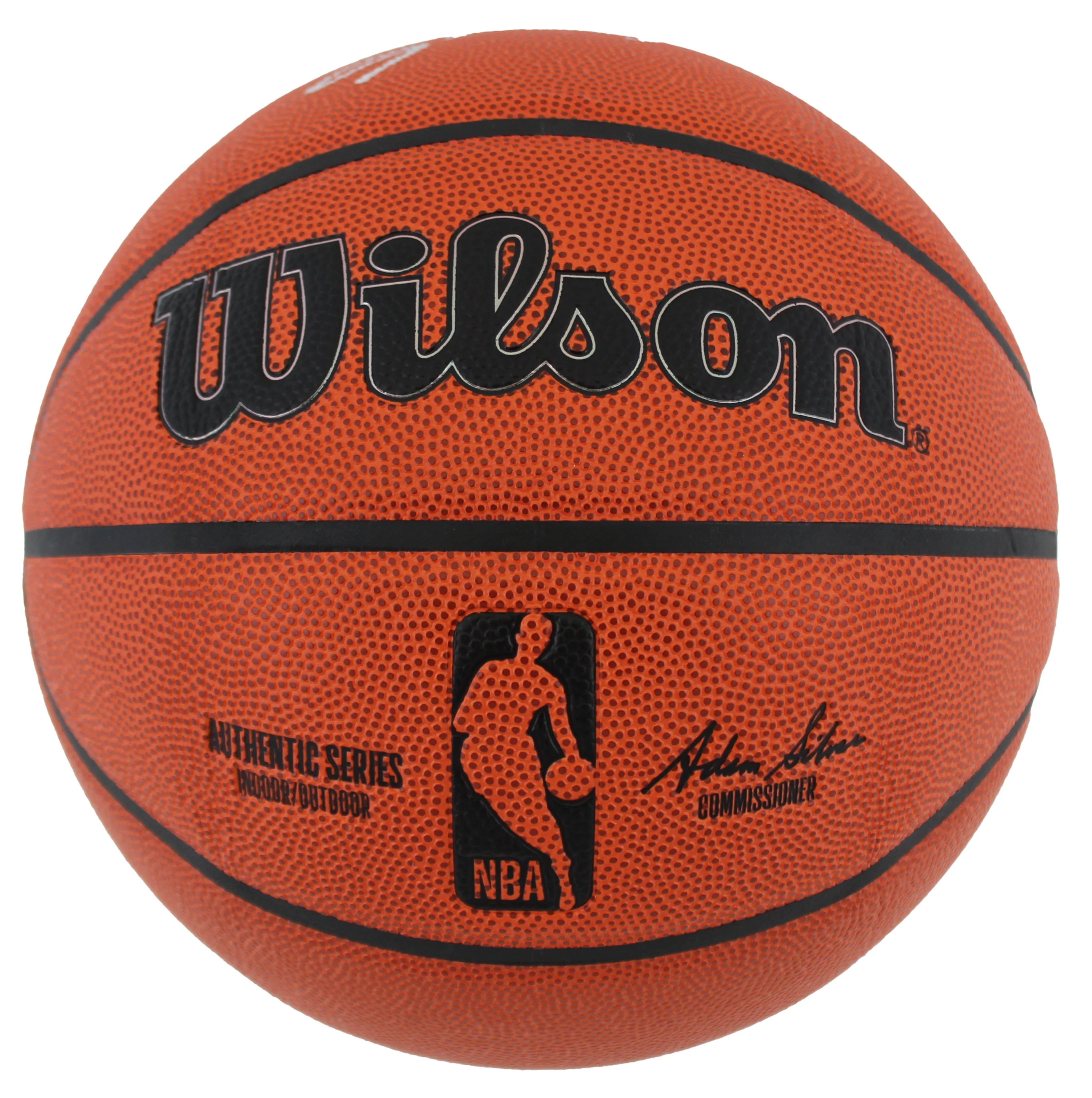 76ers Allen Iverson Authentic Signed Wilson Basketball w/ Case BAS Witnessed - Image 4