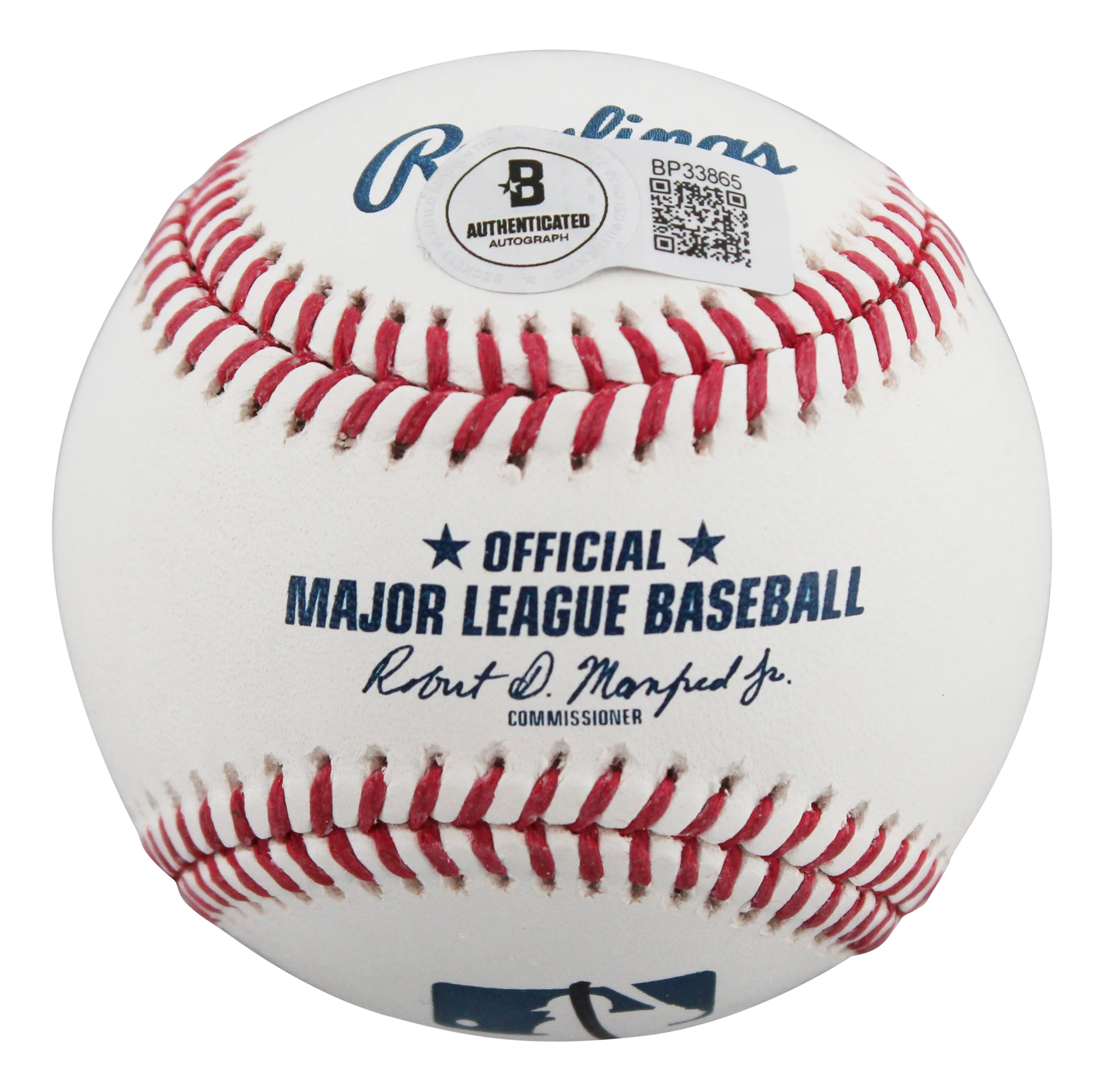 76ers Charles Barkley Authentic Signed Manfred OML Baseball BAS #BP33865 - Image 4