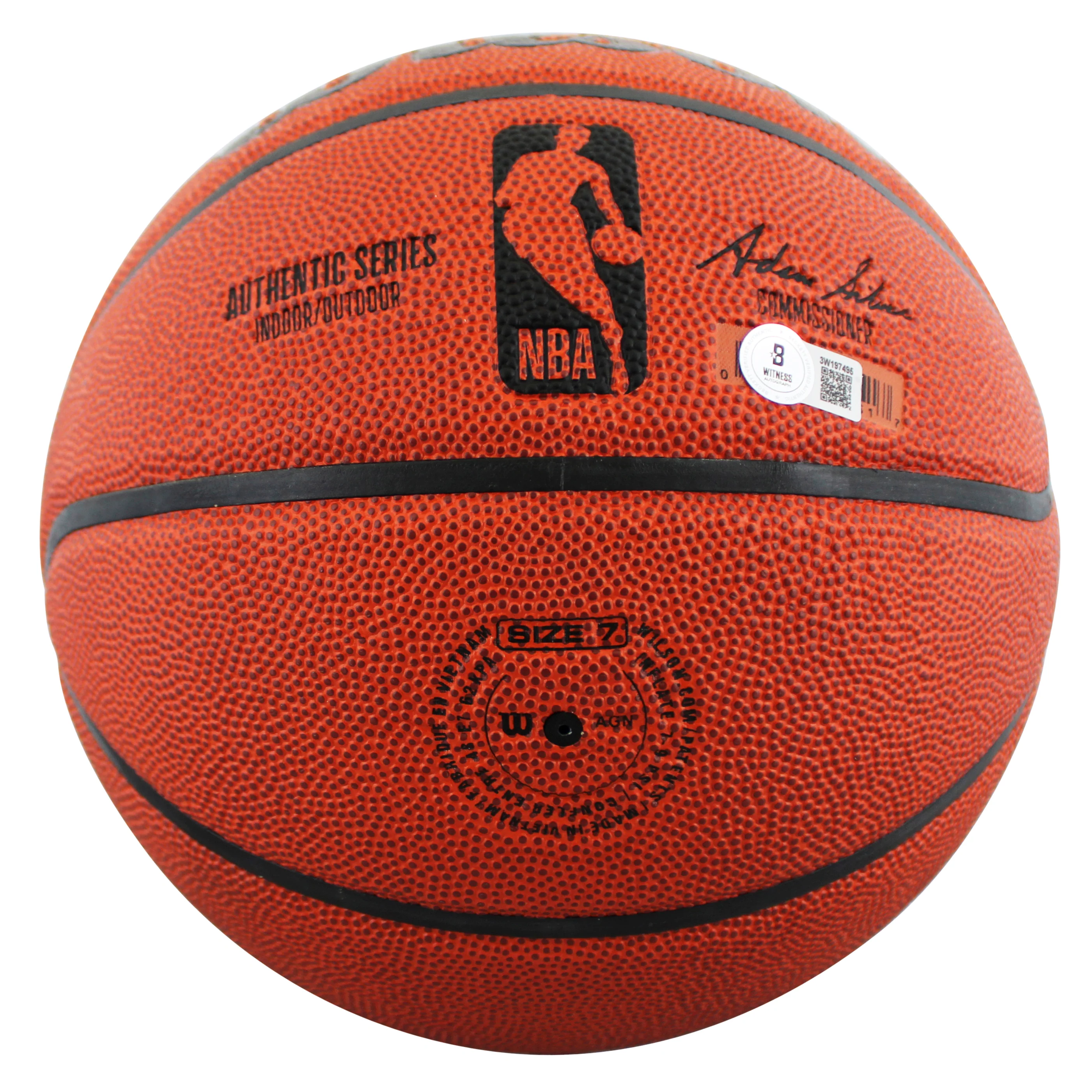 76ers Julius "Dr. J." Erving Signed Wilson Basketball W/ Case BAS Witnessed - Image 6