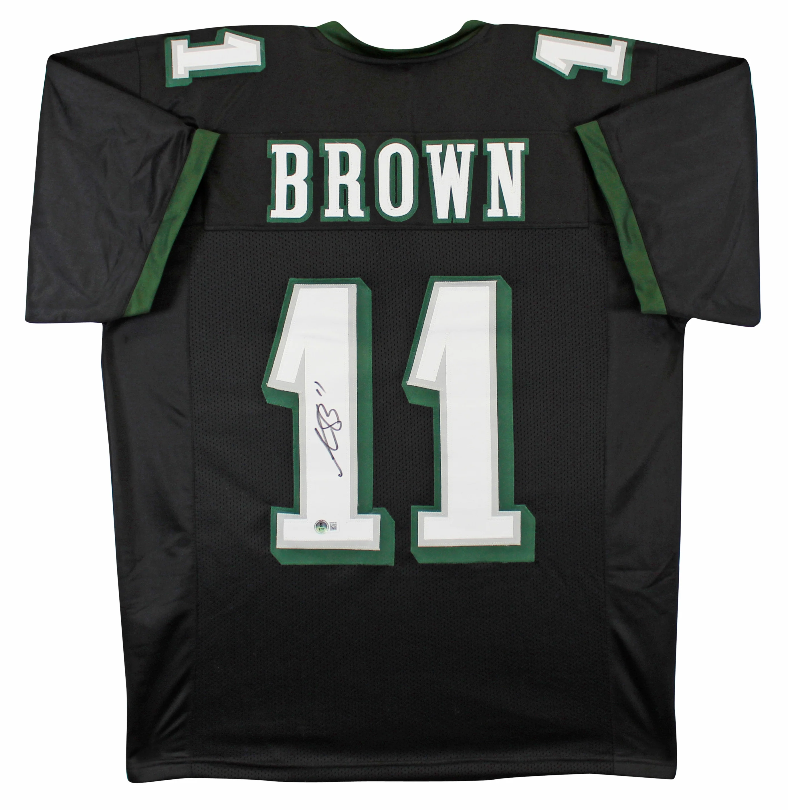 A.J. Brown Authentic Signed Black Pro Style Jersey Autographed BAS Witnessed - Image 2