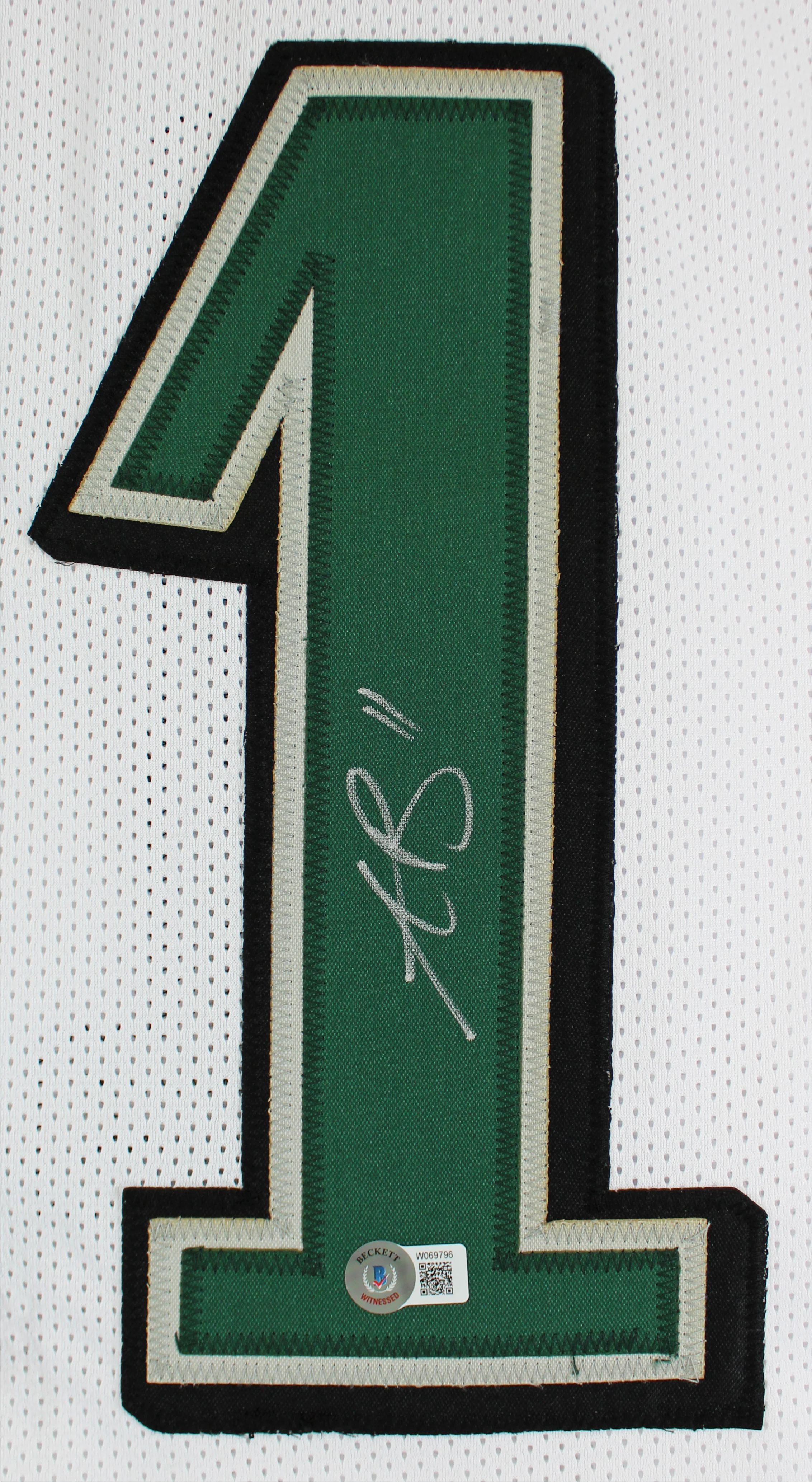 A.J. Brown Authentic Signed White Pro Style Jersey Autographed BAS Witnessed - Image 3