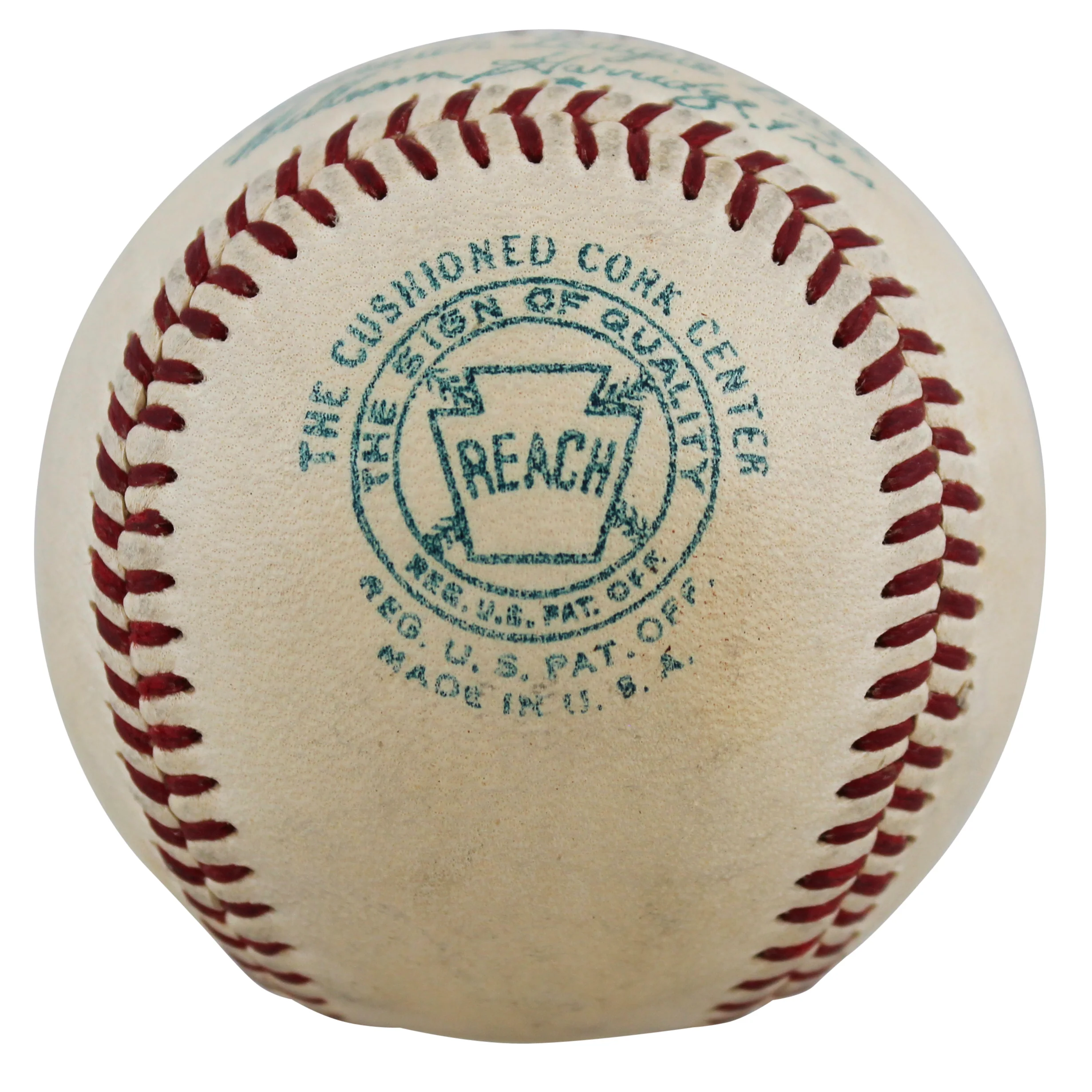 A's Connie Mack Authentic Signed Harridge Oal Baseball Autographed BAS #A40373 - Image 6